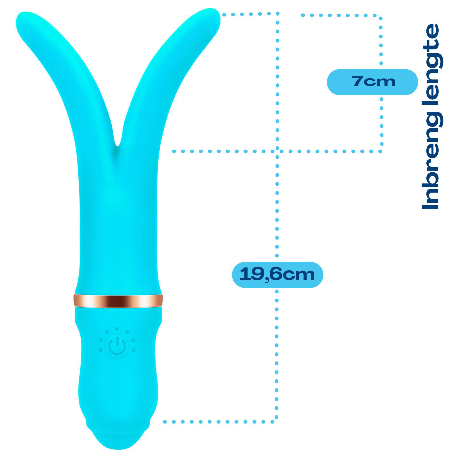 Vork vibrator blauw kopen