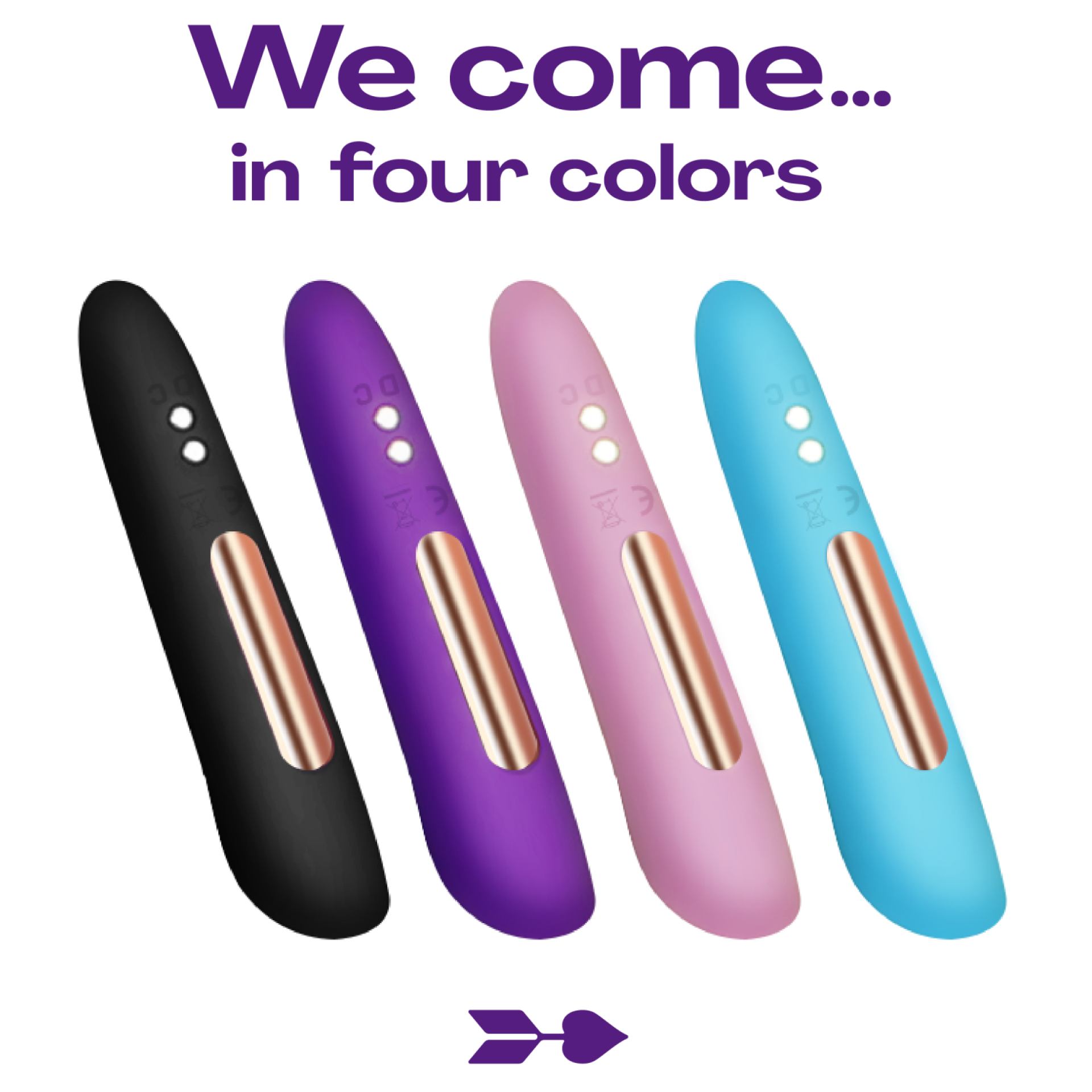 Bullet vibrator 10cm paars bestellen