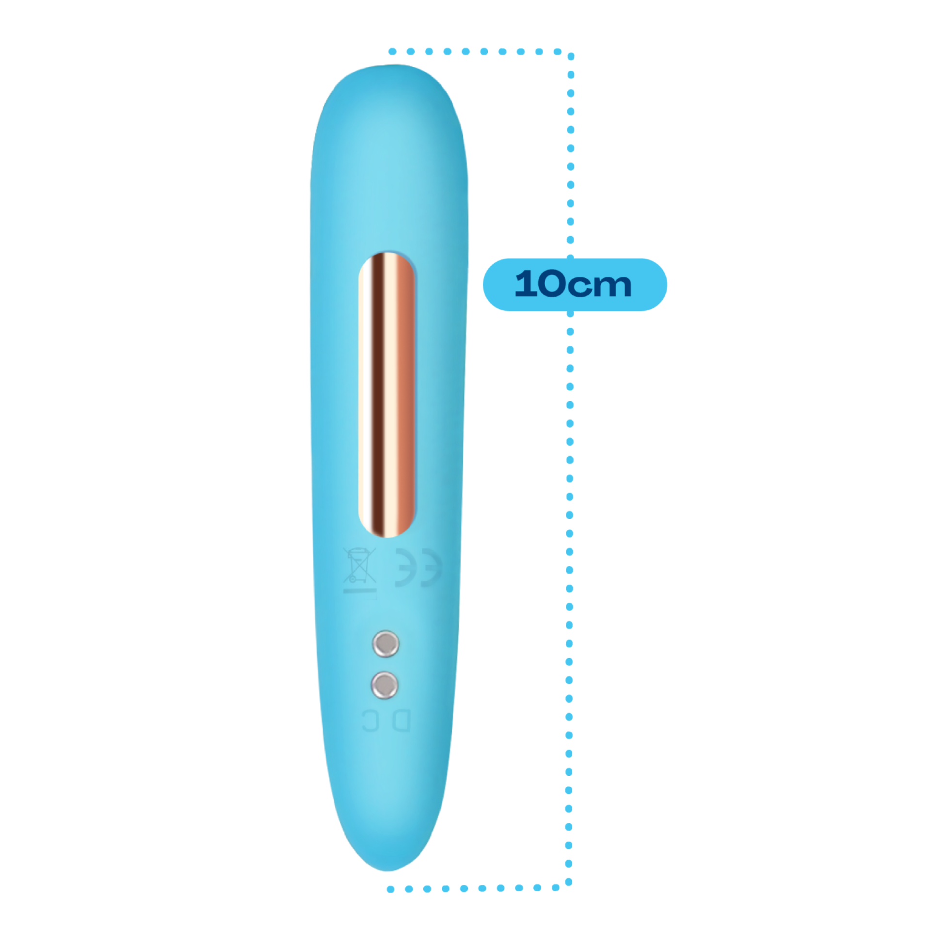 Bullet vibrator 10cm blauw kopen