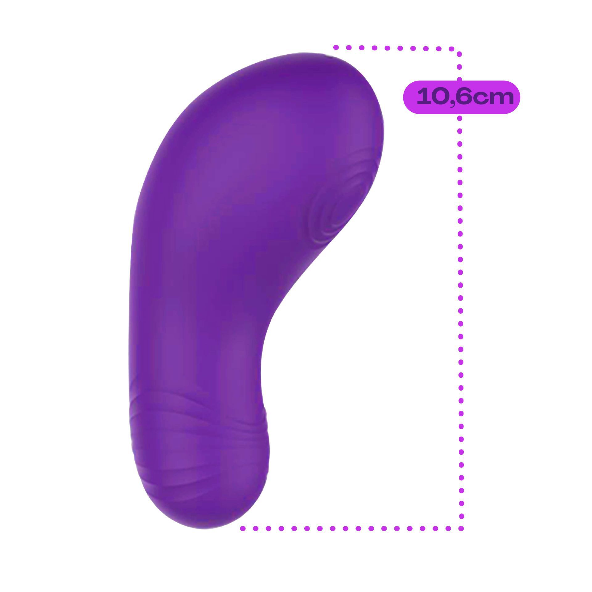Vibrator pocket 10,6cm paars kopen