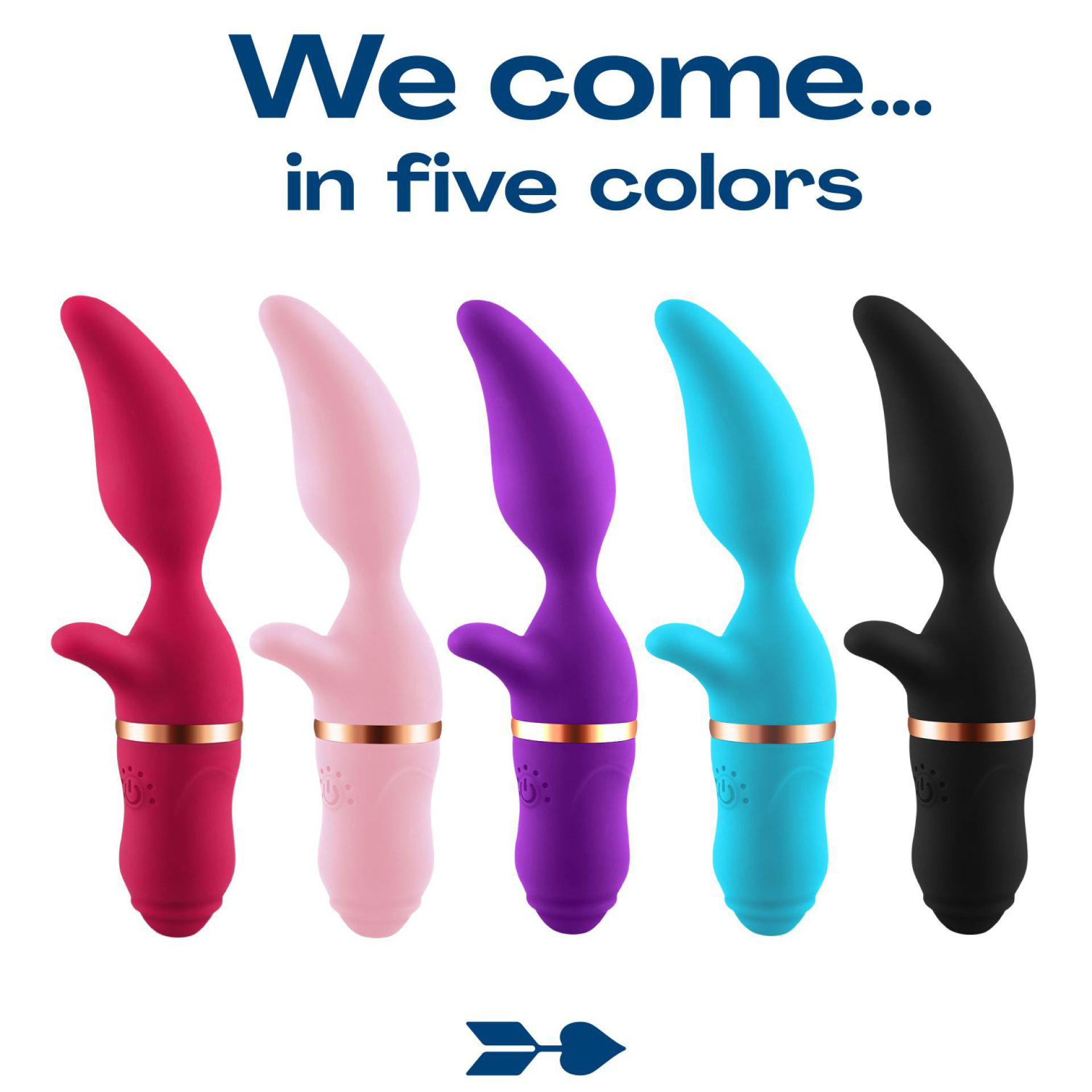 Tarzan vibrator blauw 19,8cm mangovorm
