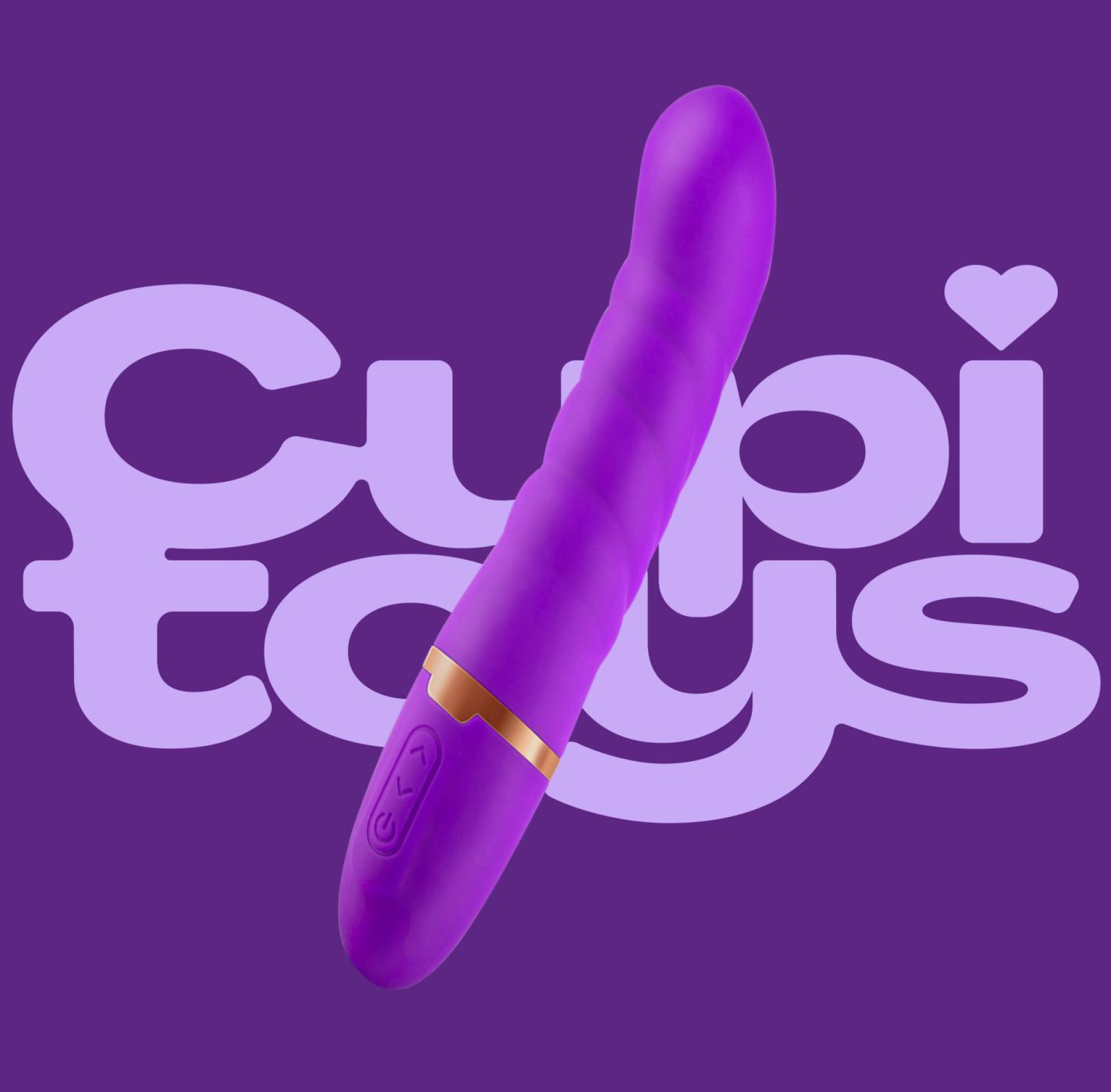 Vibrator met app 22,5cm paars online kopen