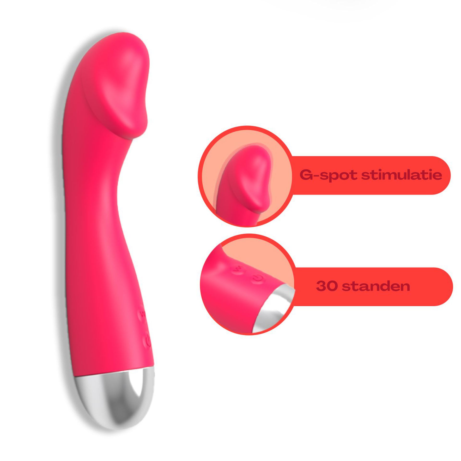 Vibrator 16,2cm roze goedkoop