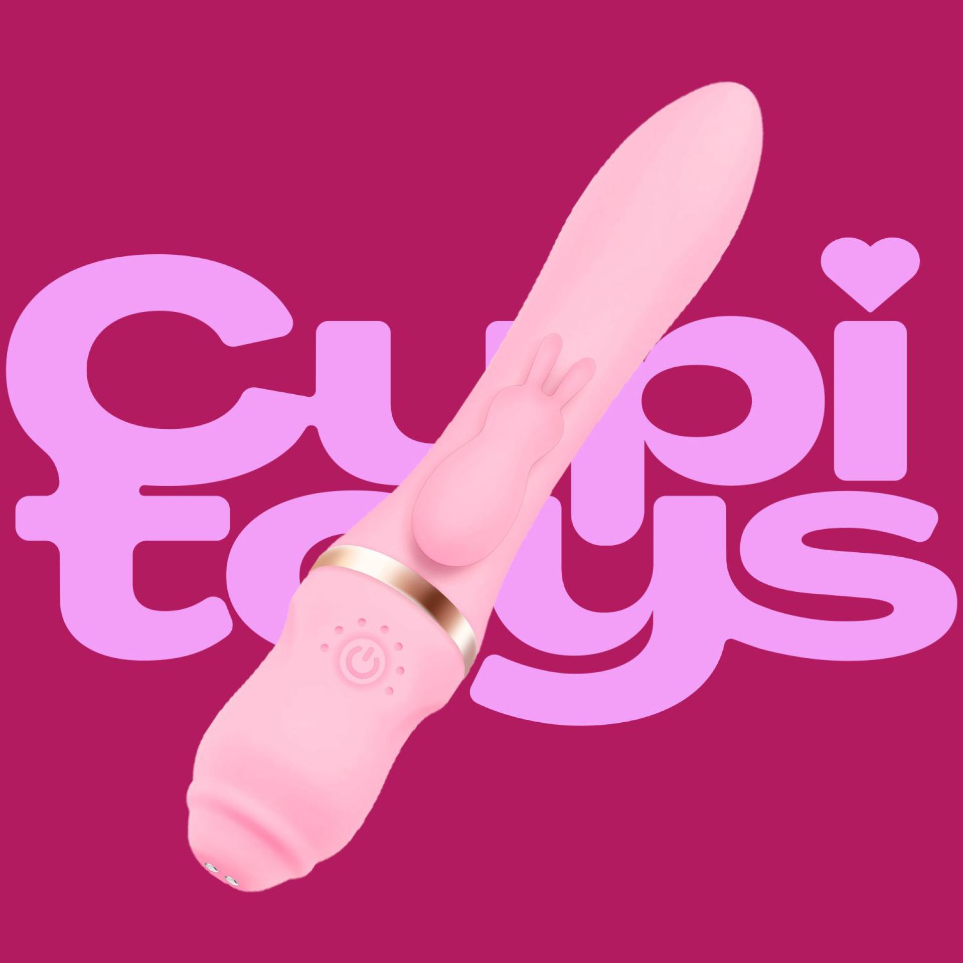 Tarzan vibrator rabbit  lichtroze 22,5cm