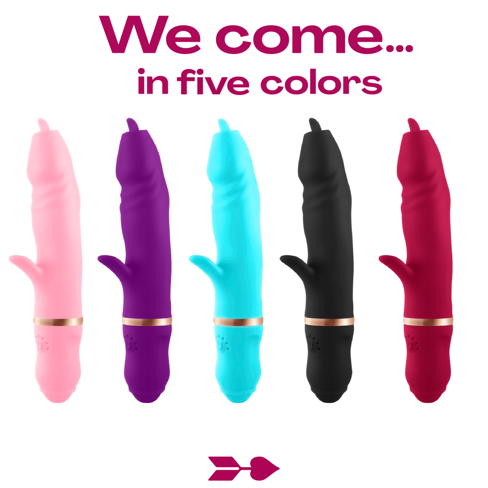 Tarzan vibrator tong 22,7cm lichtroze kopen