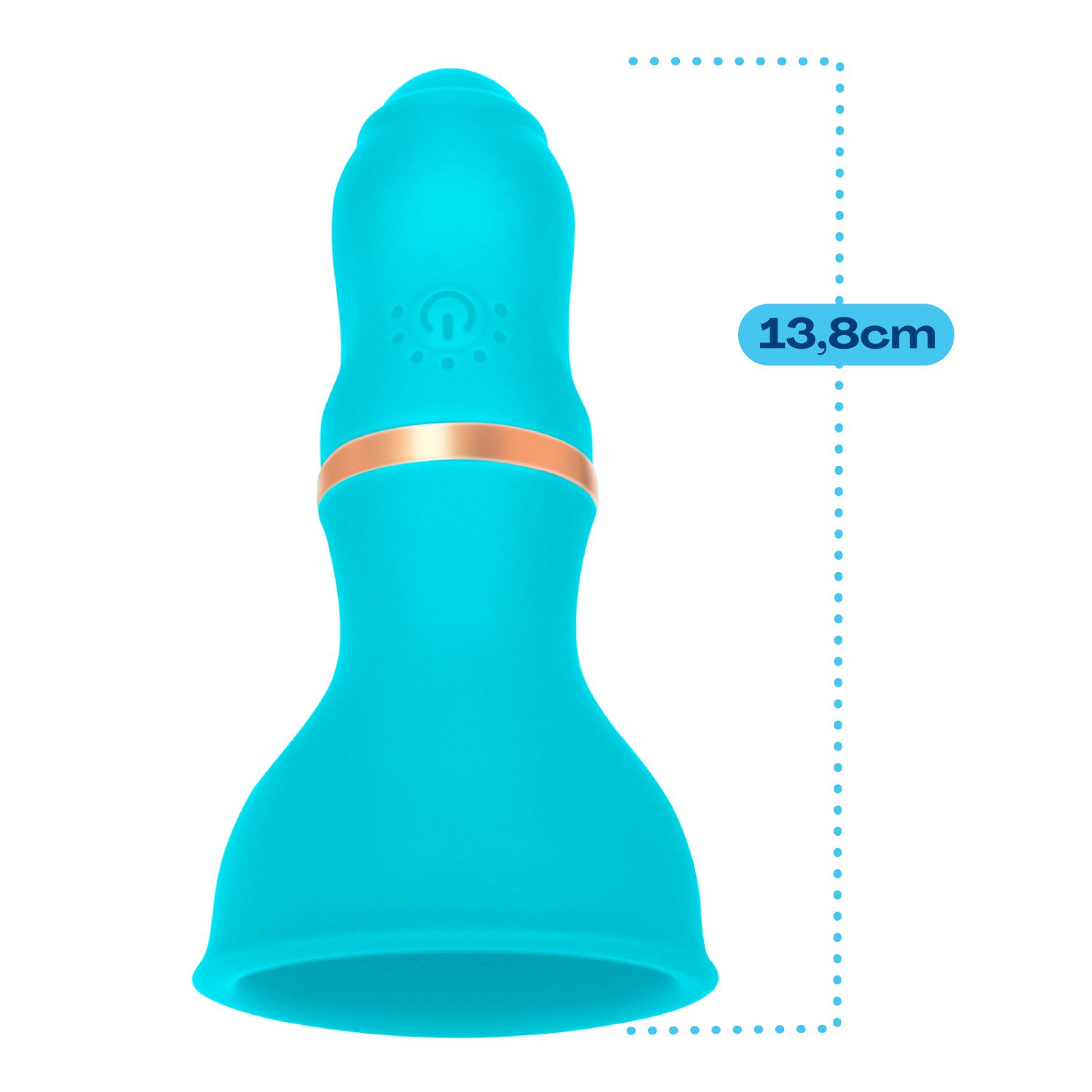 Borst en tepel vibrator Blauw kopen