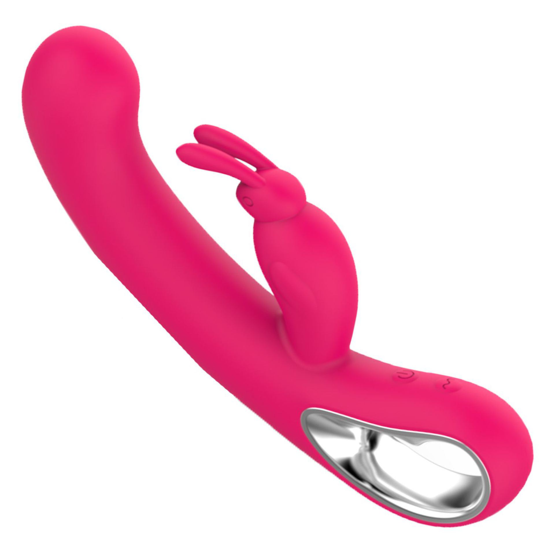 Tarzan vibrator met rabbit 21cm roze