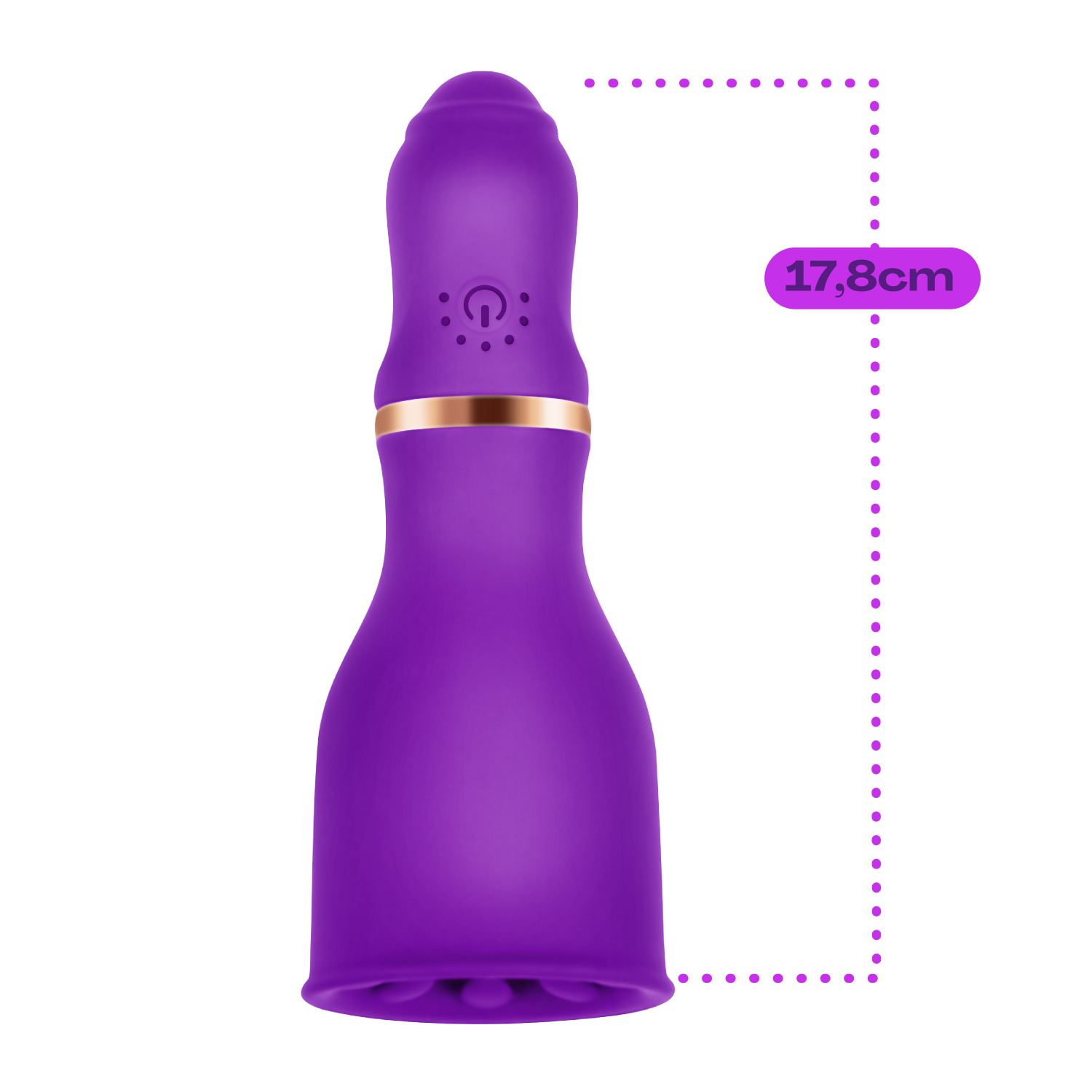 Vibrerende penis vibrator paarse