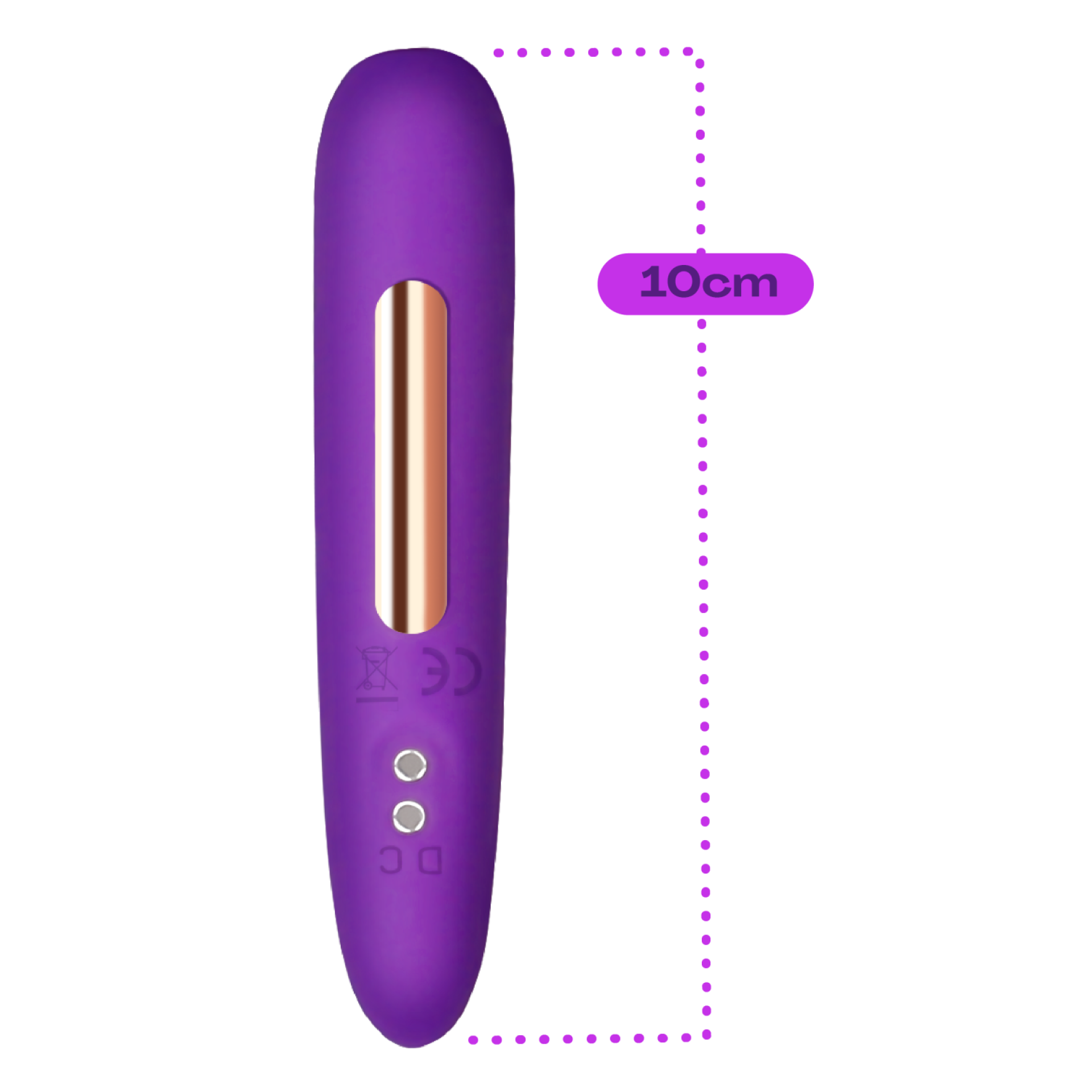 10cm paars bullet vibrator