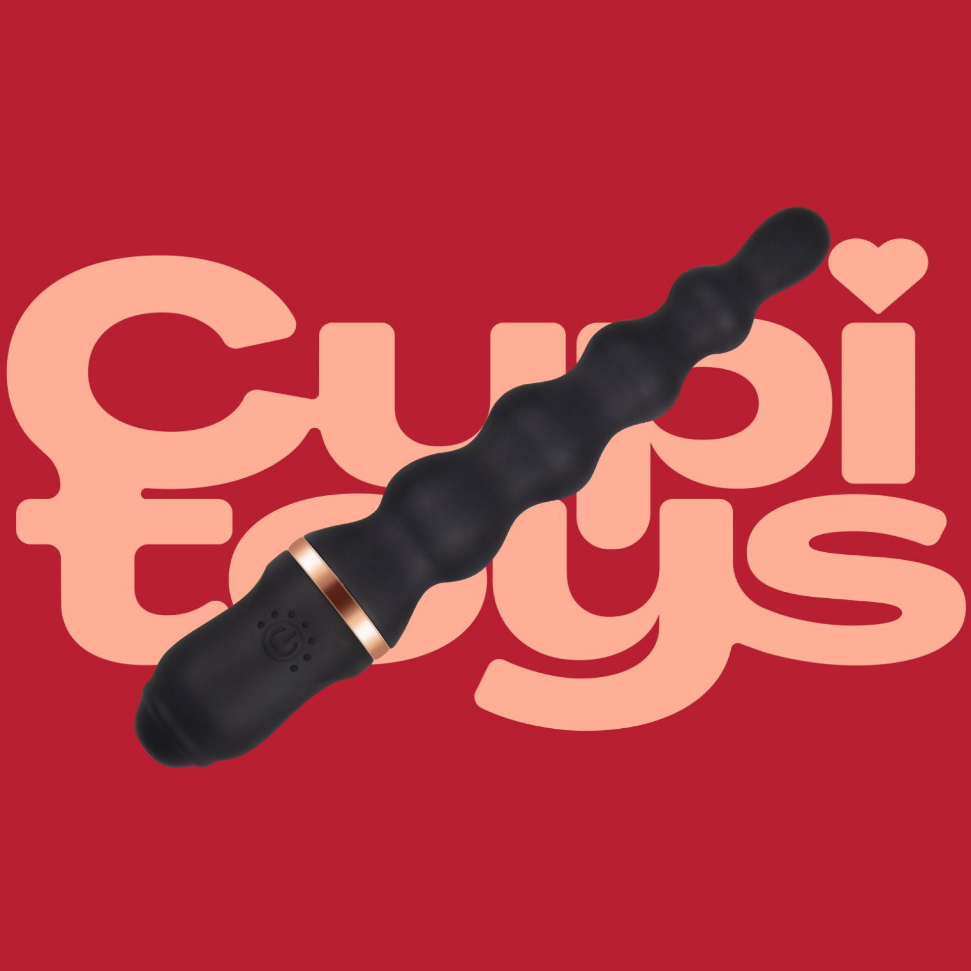 Anaal vibrator 24,9cm zwart voorbeeld