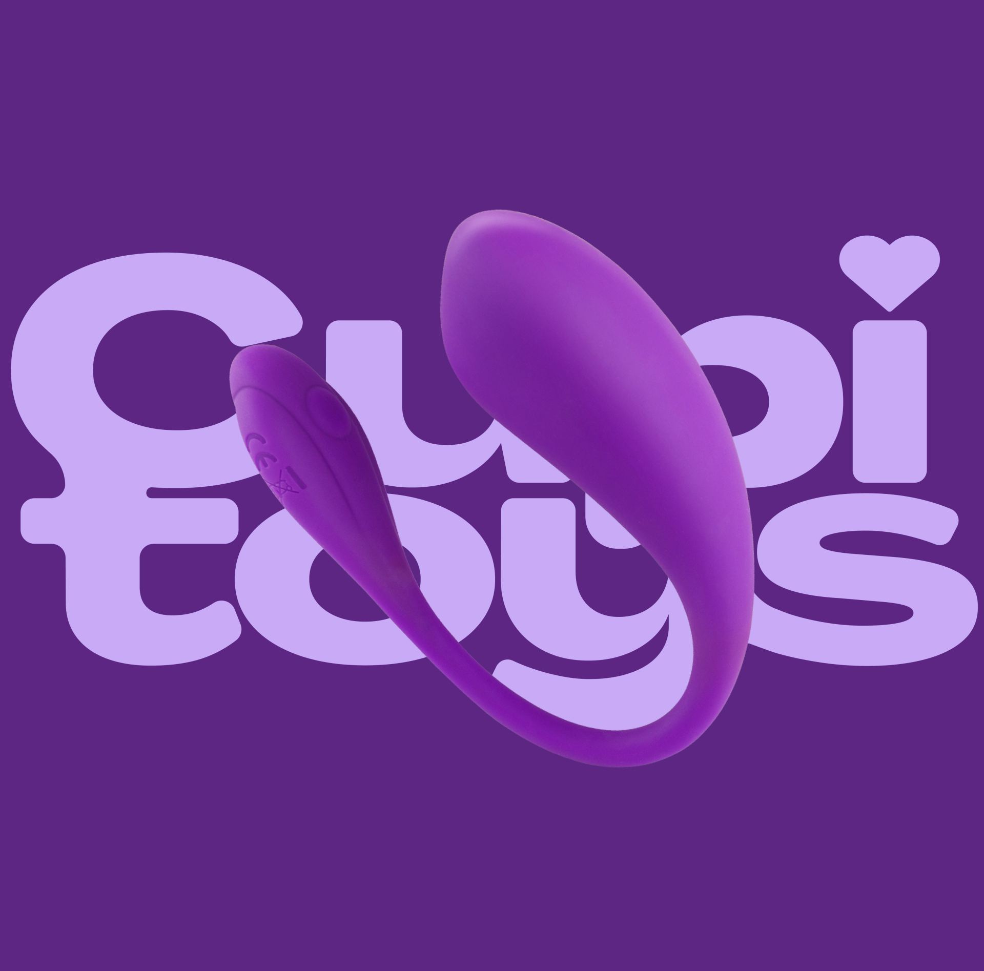 Vibrerend ei paars 9,5cm  goedkoop