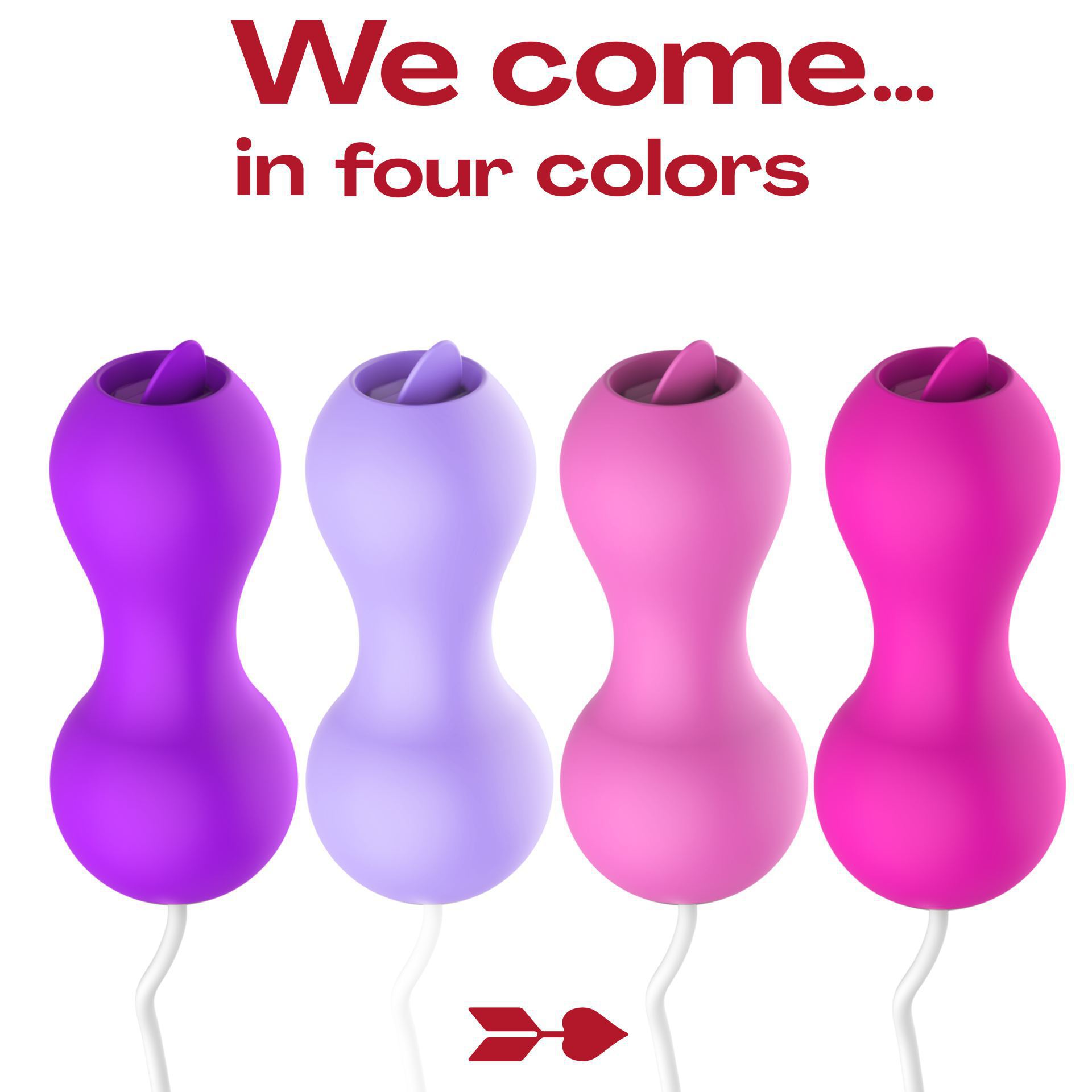 Vibrerend ei met tong 7cm roze bestellen