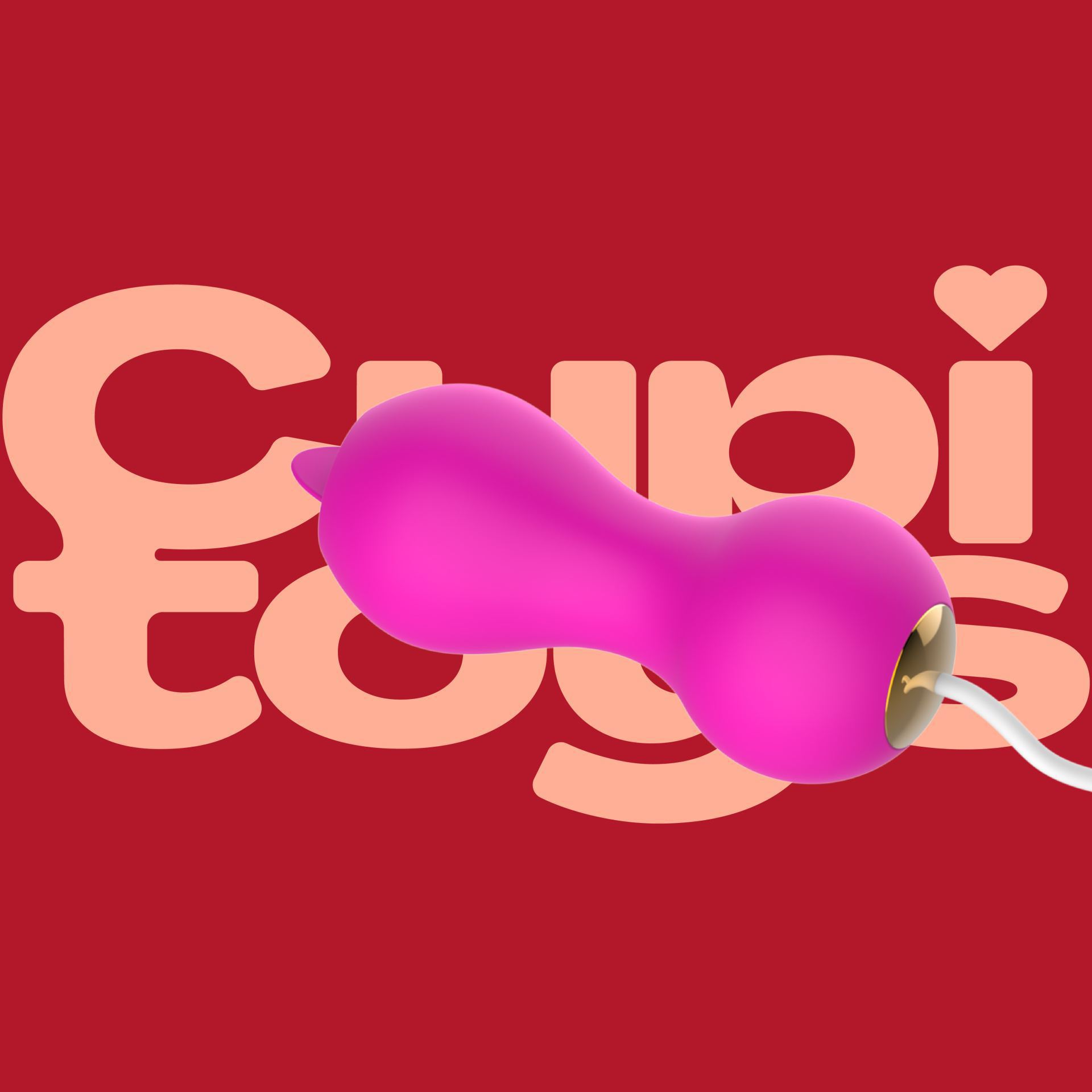 Vibrerend ei met tong 7cm roze online