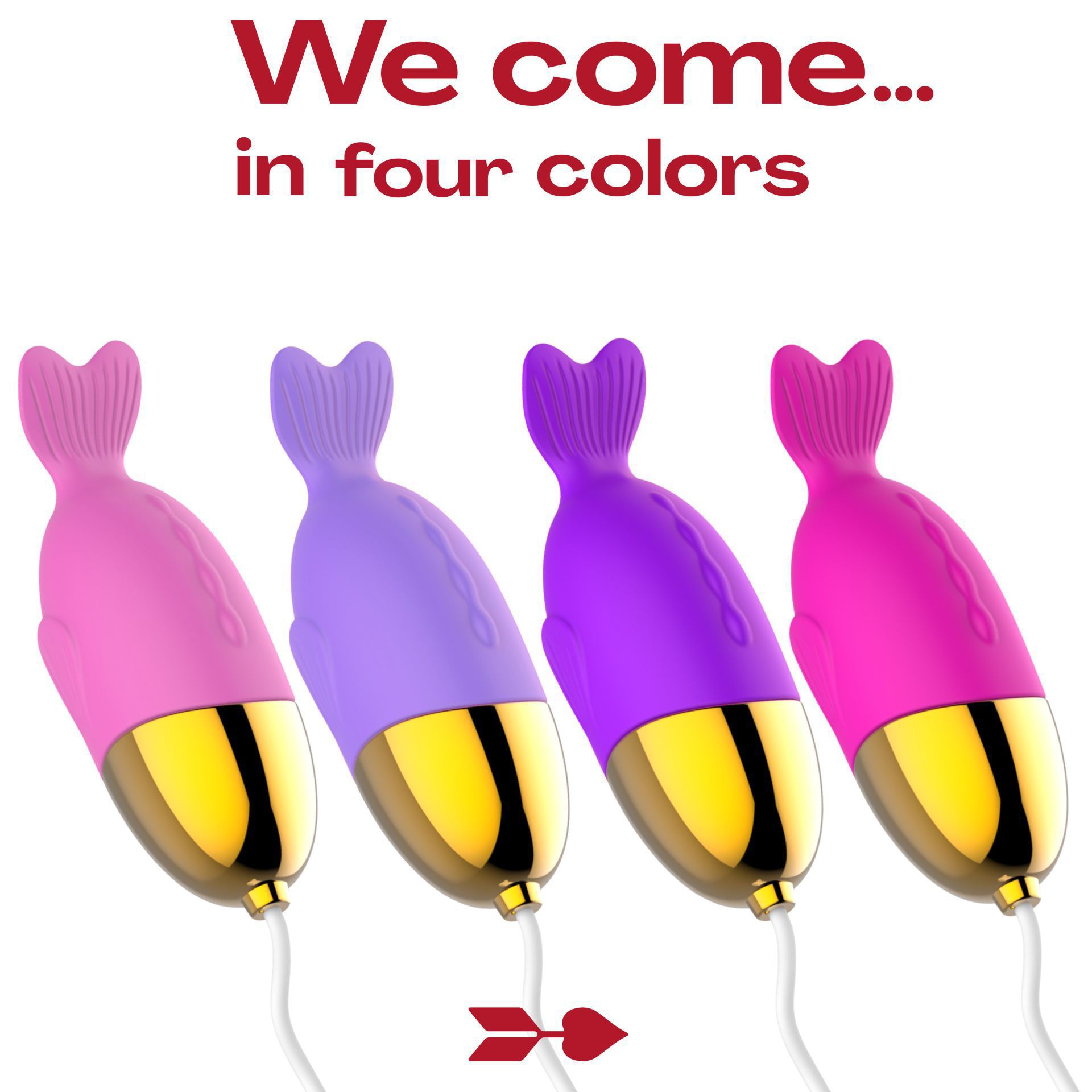 Vibrerend ei visvorm 8,1cm roze bestellen