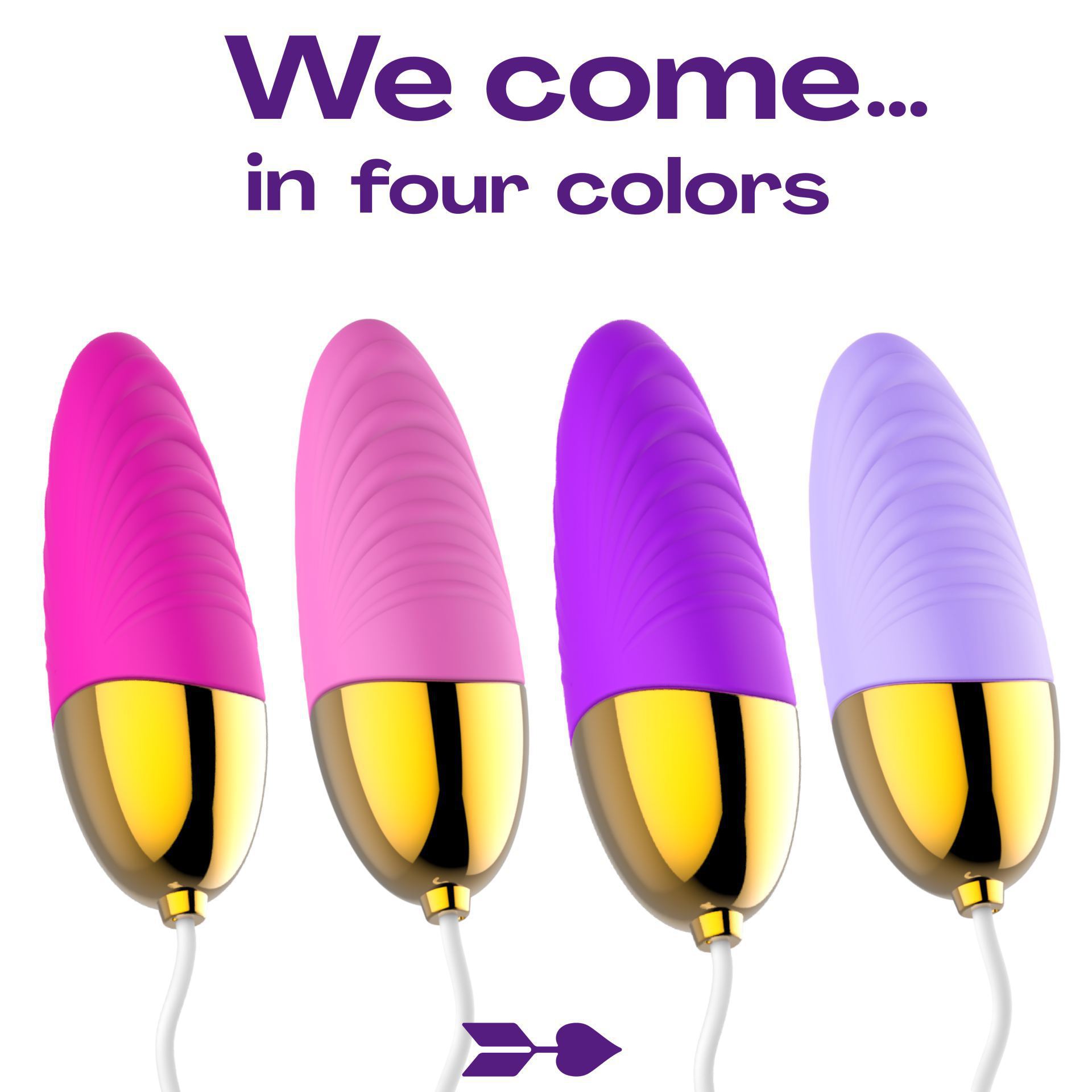 Vibrerend ei 6,7cm paars bestellen