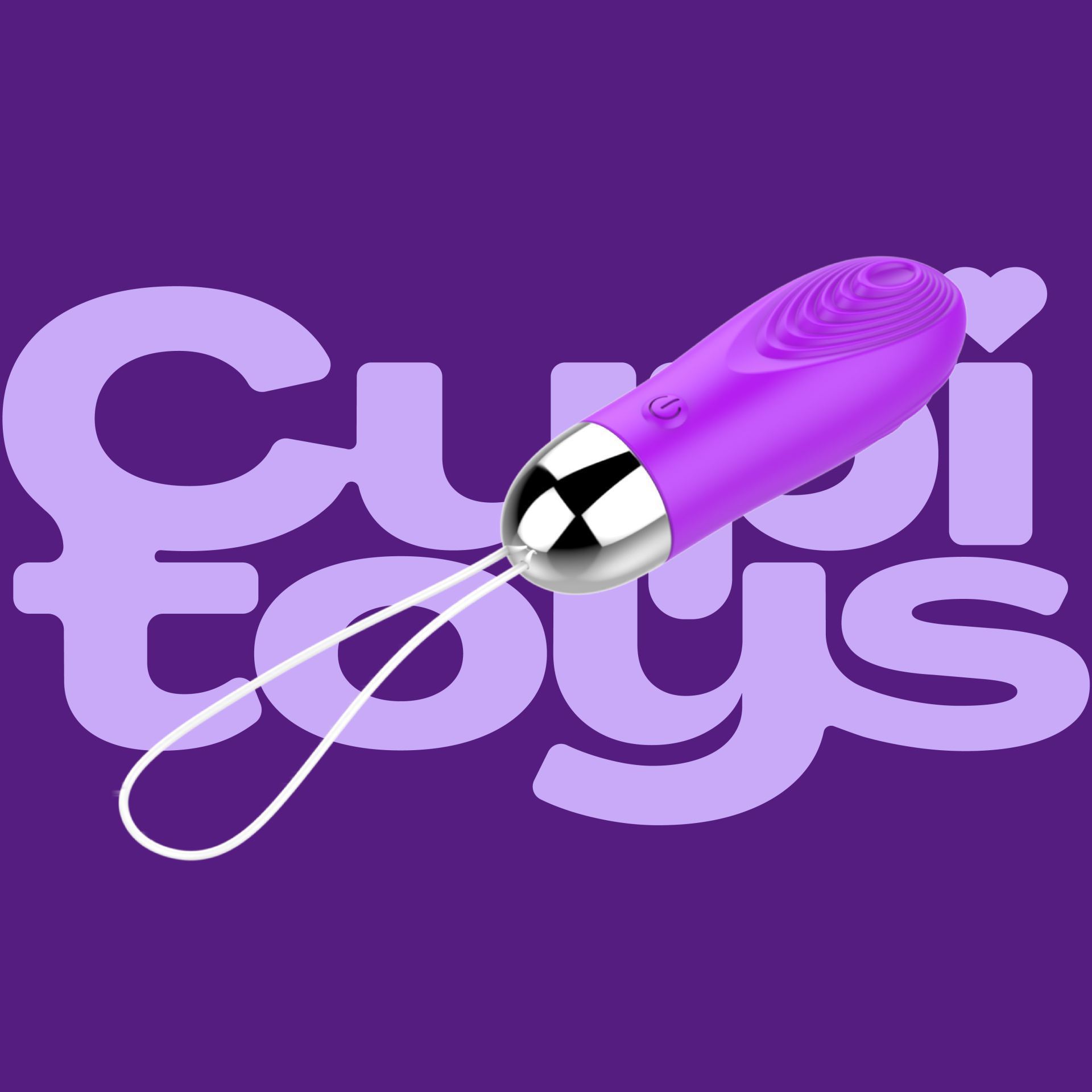 Vibrerend ei G-spot 9,8cm paars bestellen