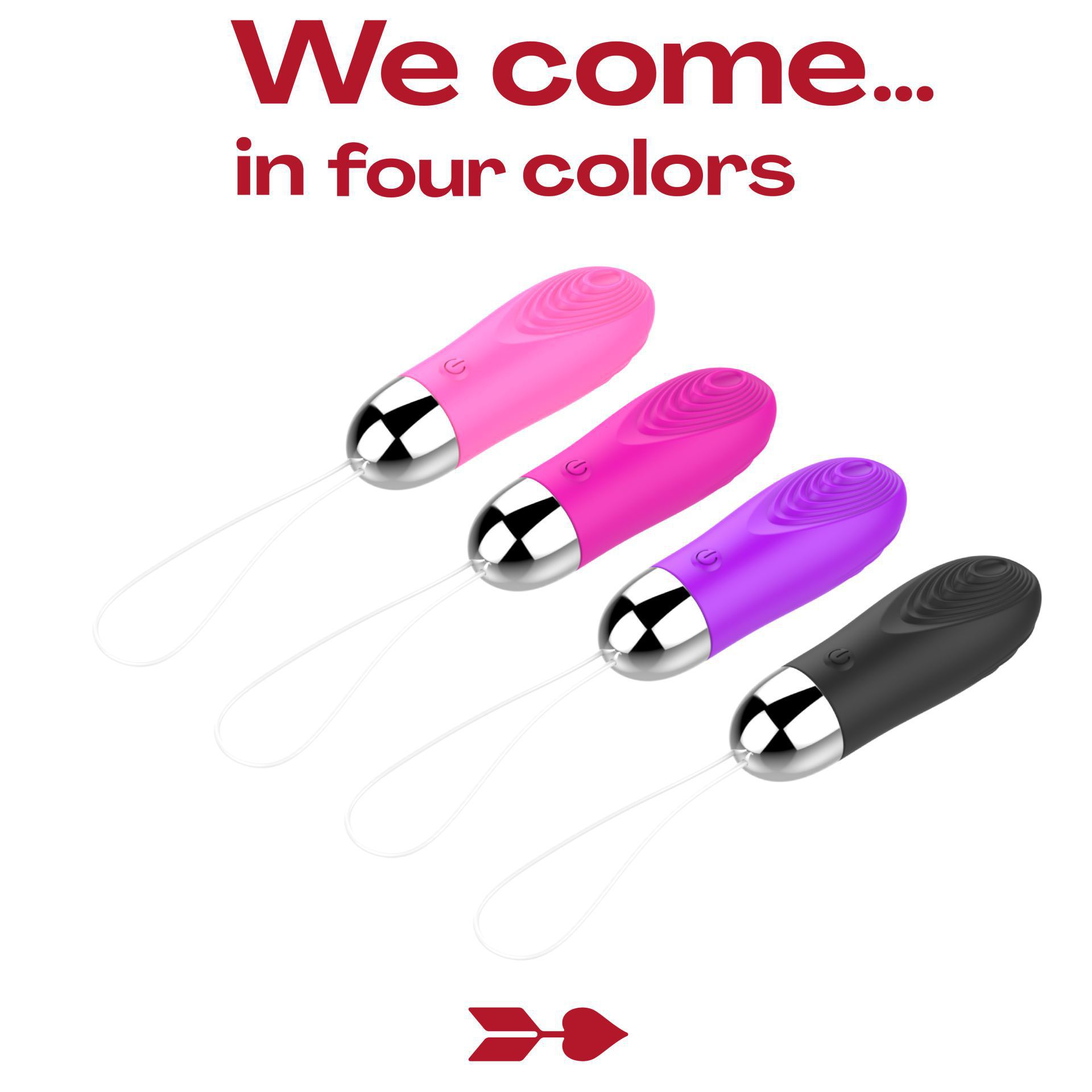 Vibrerend ei G-spot 9,8cm zwart