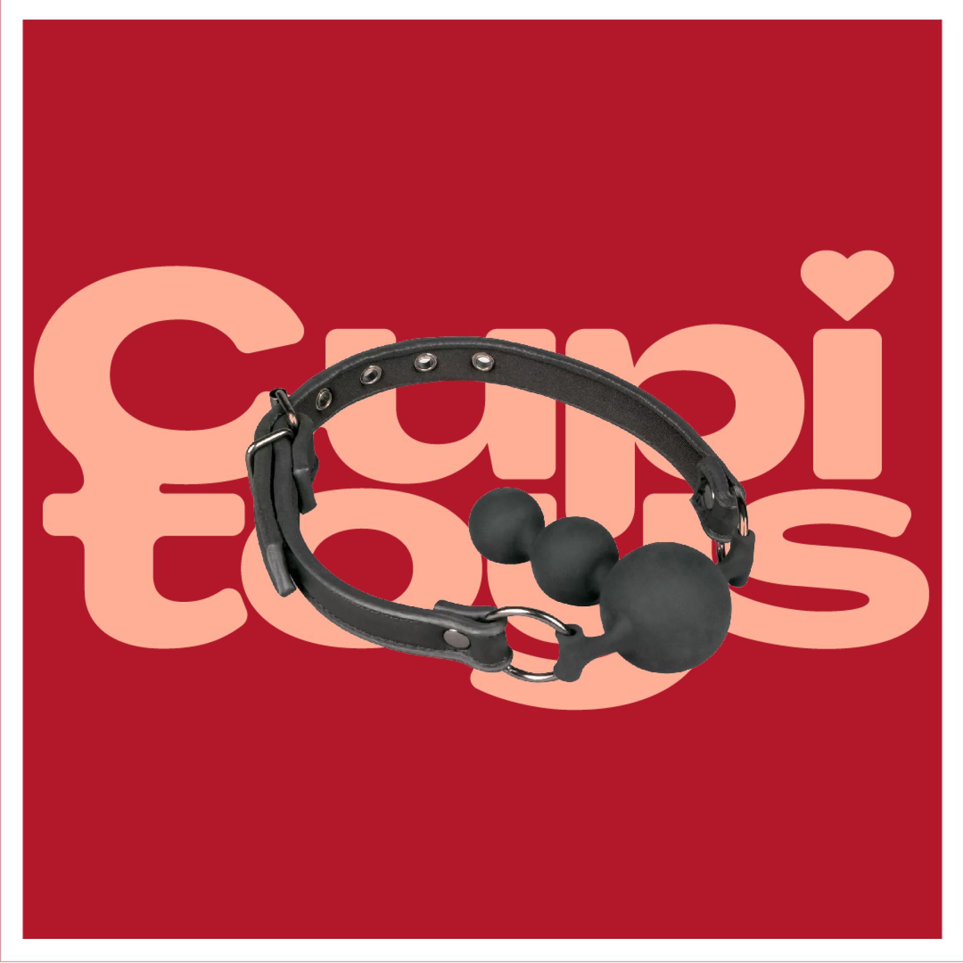 Ball gag siliconen beads goedoop