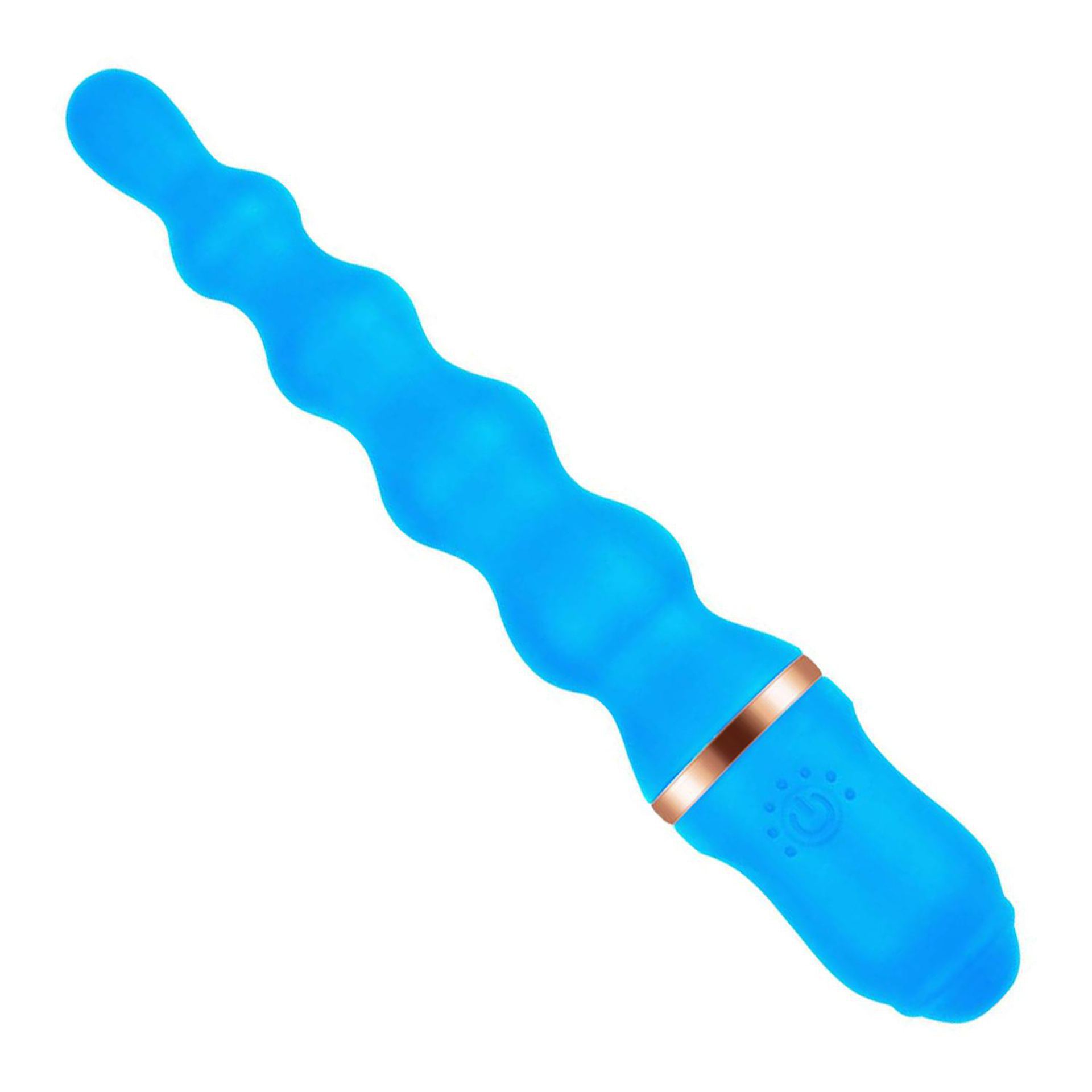Anaal vibrator 24,9cm blauw