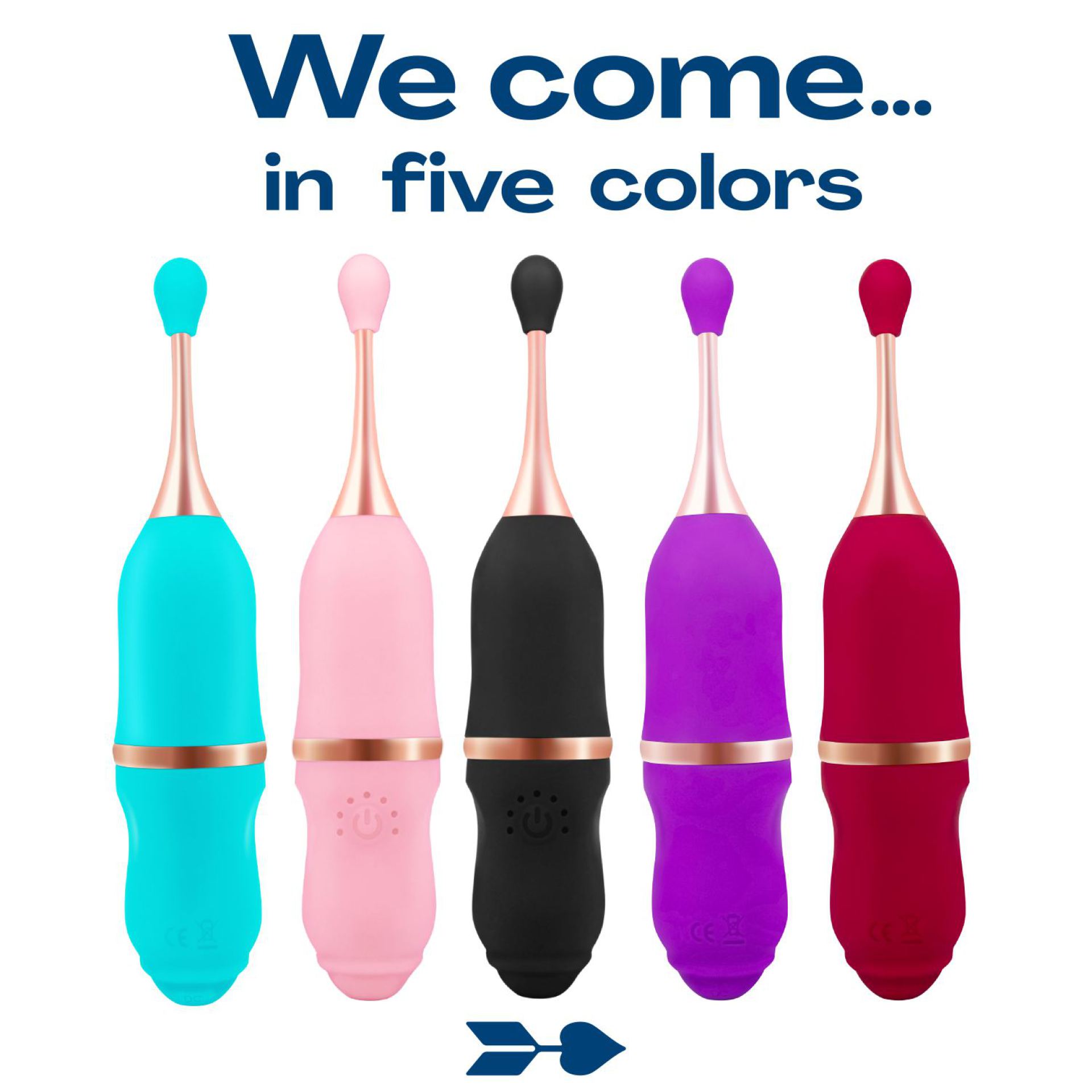 Pinpoint clitoris vibrator 19,8cm Blauw koop