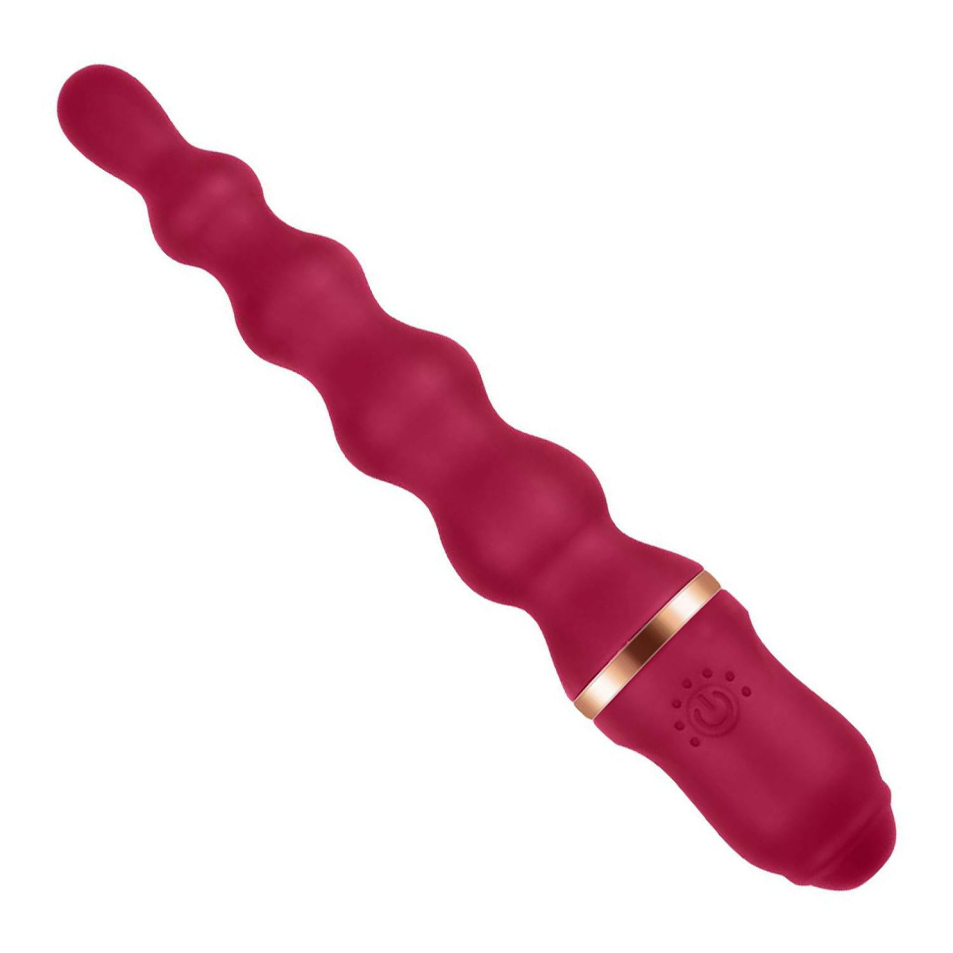 Anaal vibrator 24,9cm rood