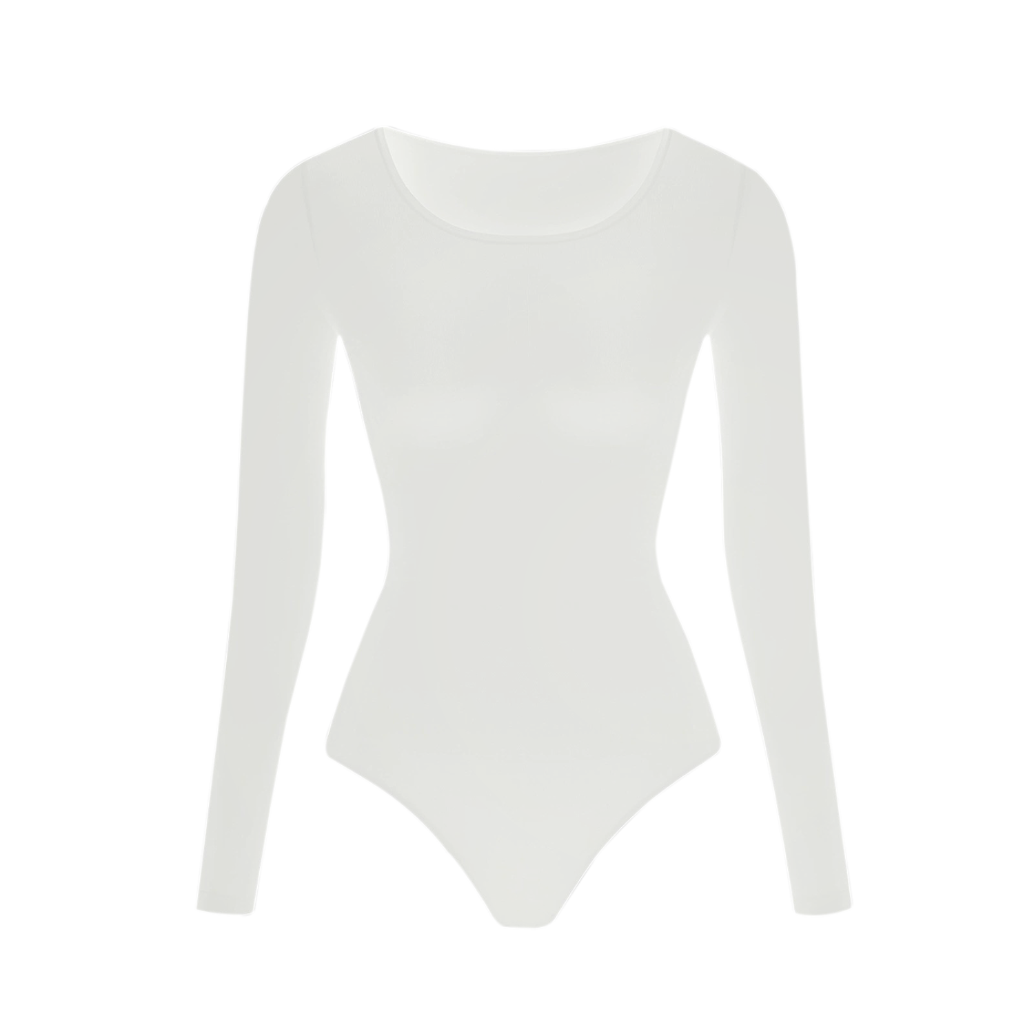 Corrigerend ondergoed body lange mouwen wit