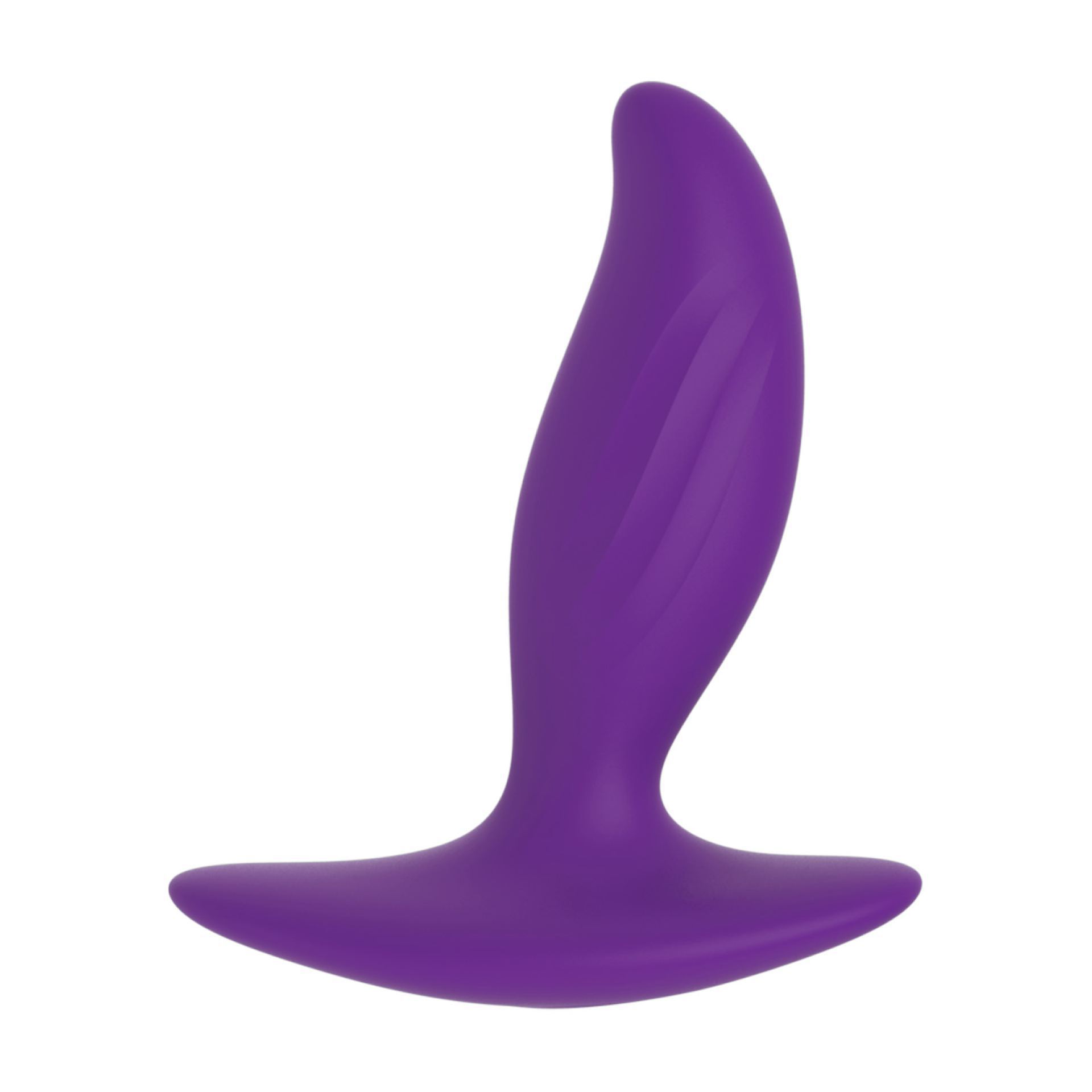 Siliconen buttplug vibrerend paars