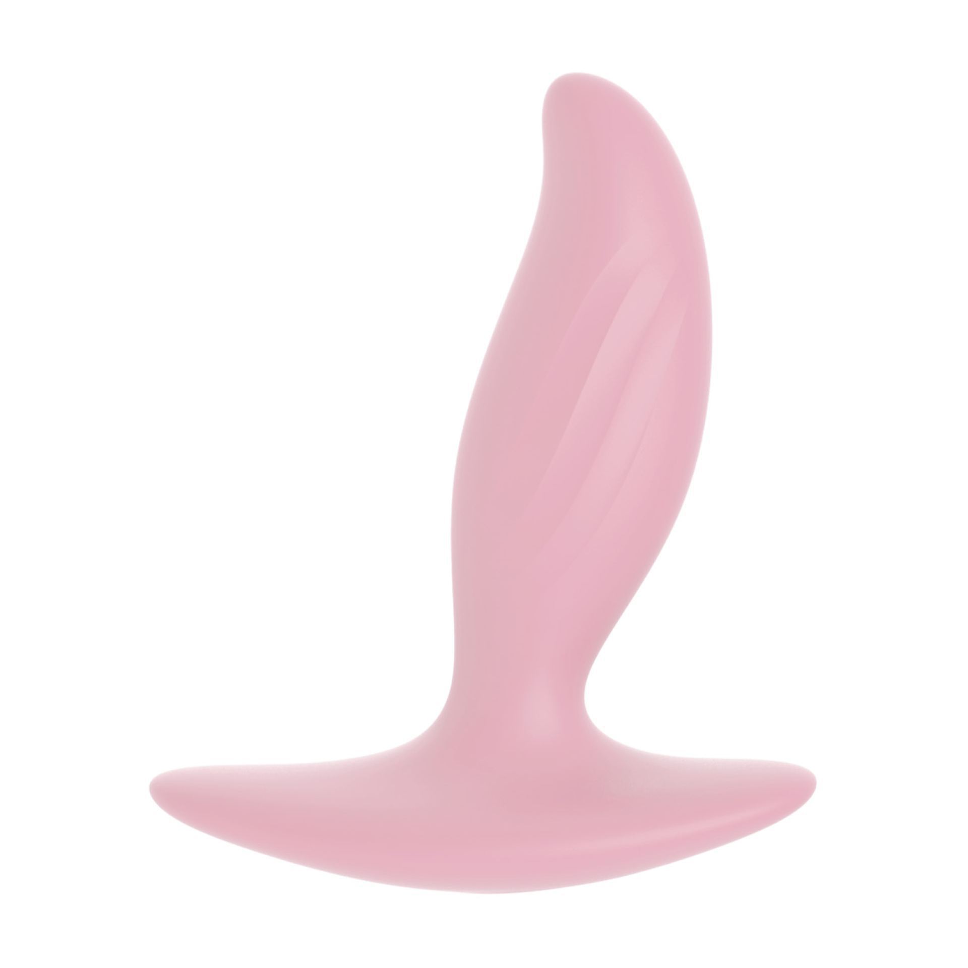 Siliconen buttplug vibrerend lichtroze