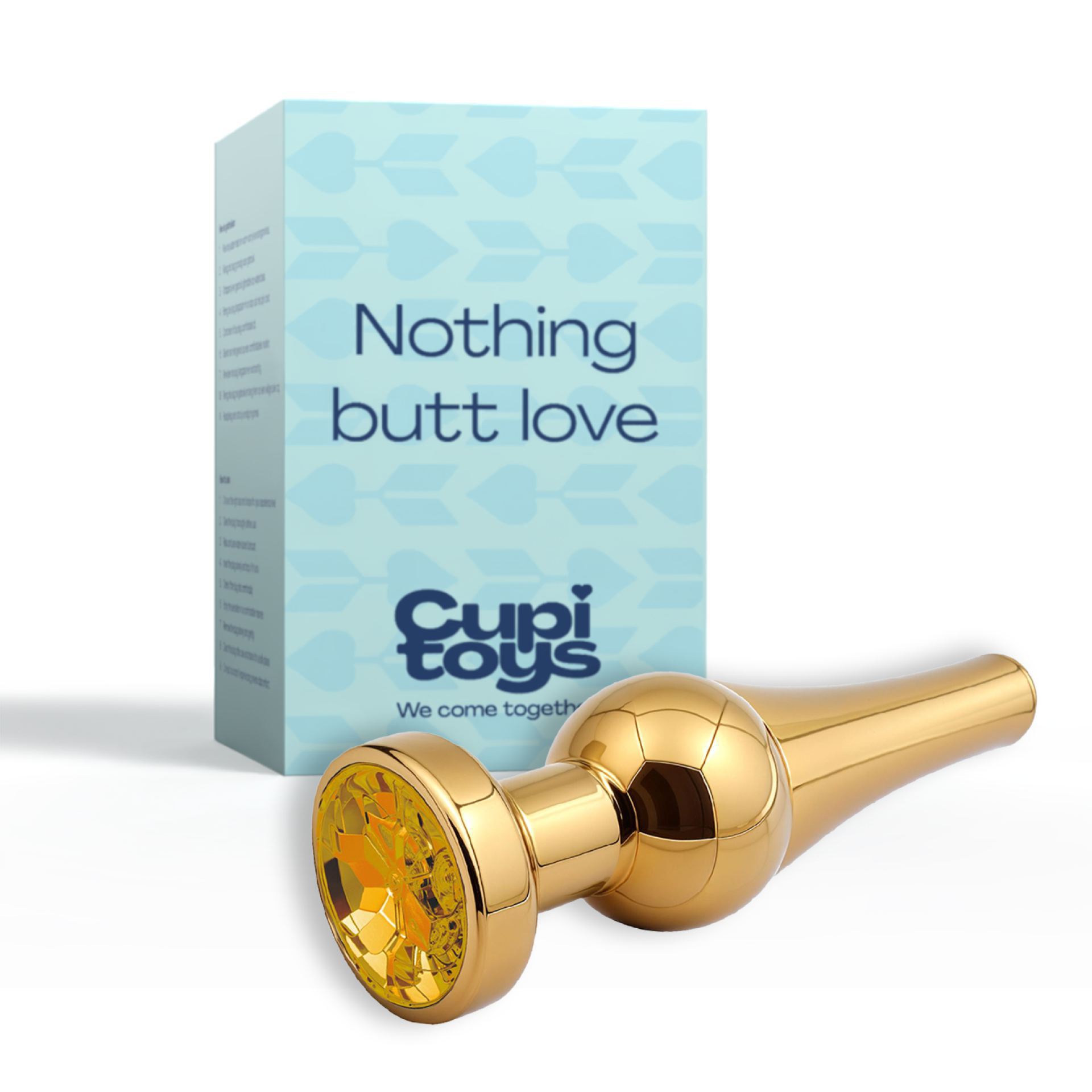 Buttplug goud diamand goud taps