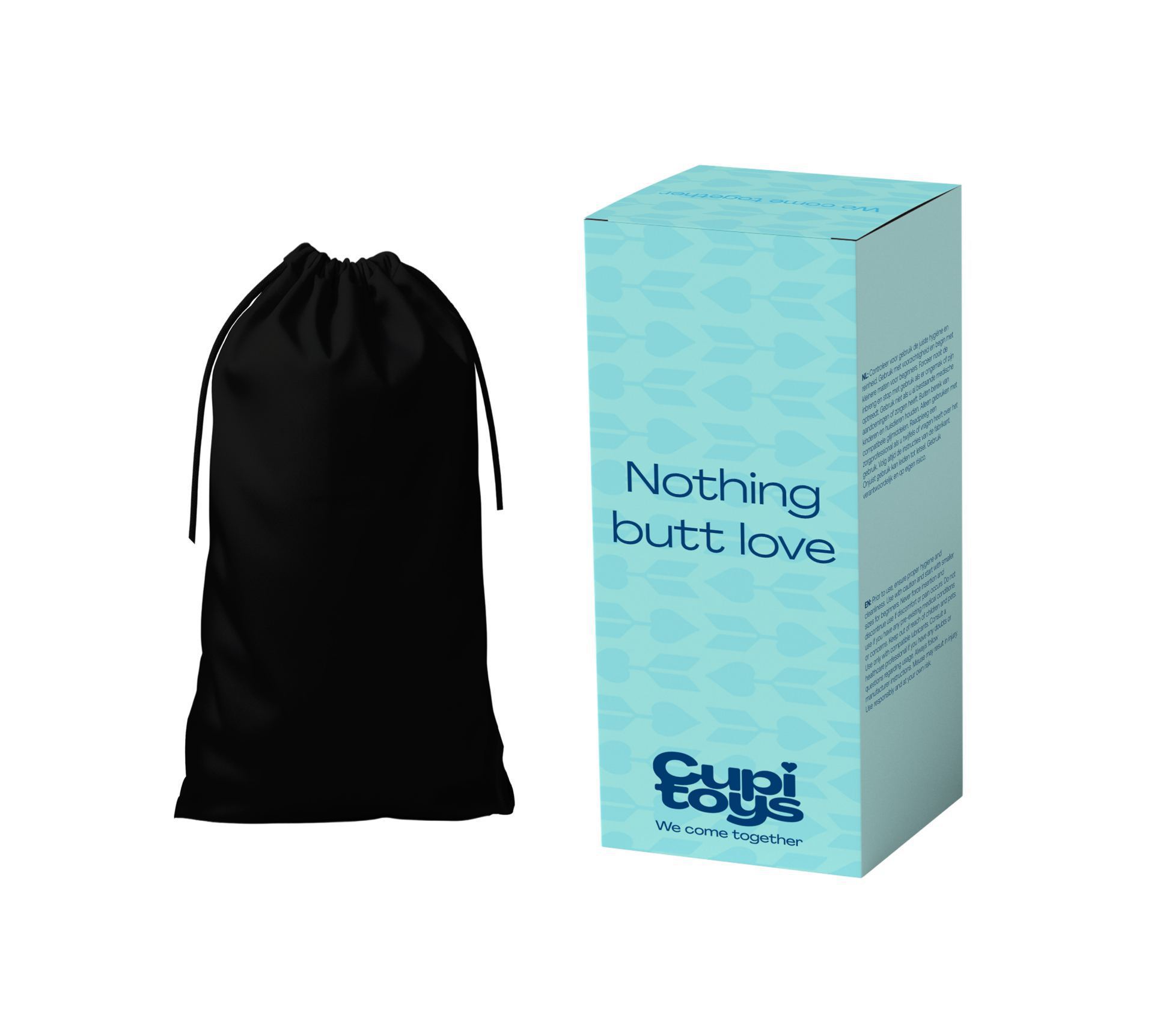 Buttplug diamant paars puntig bolletjes doos