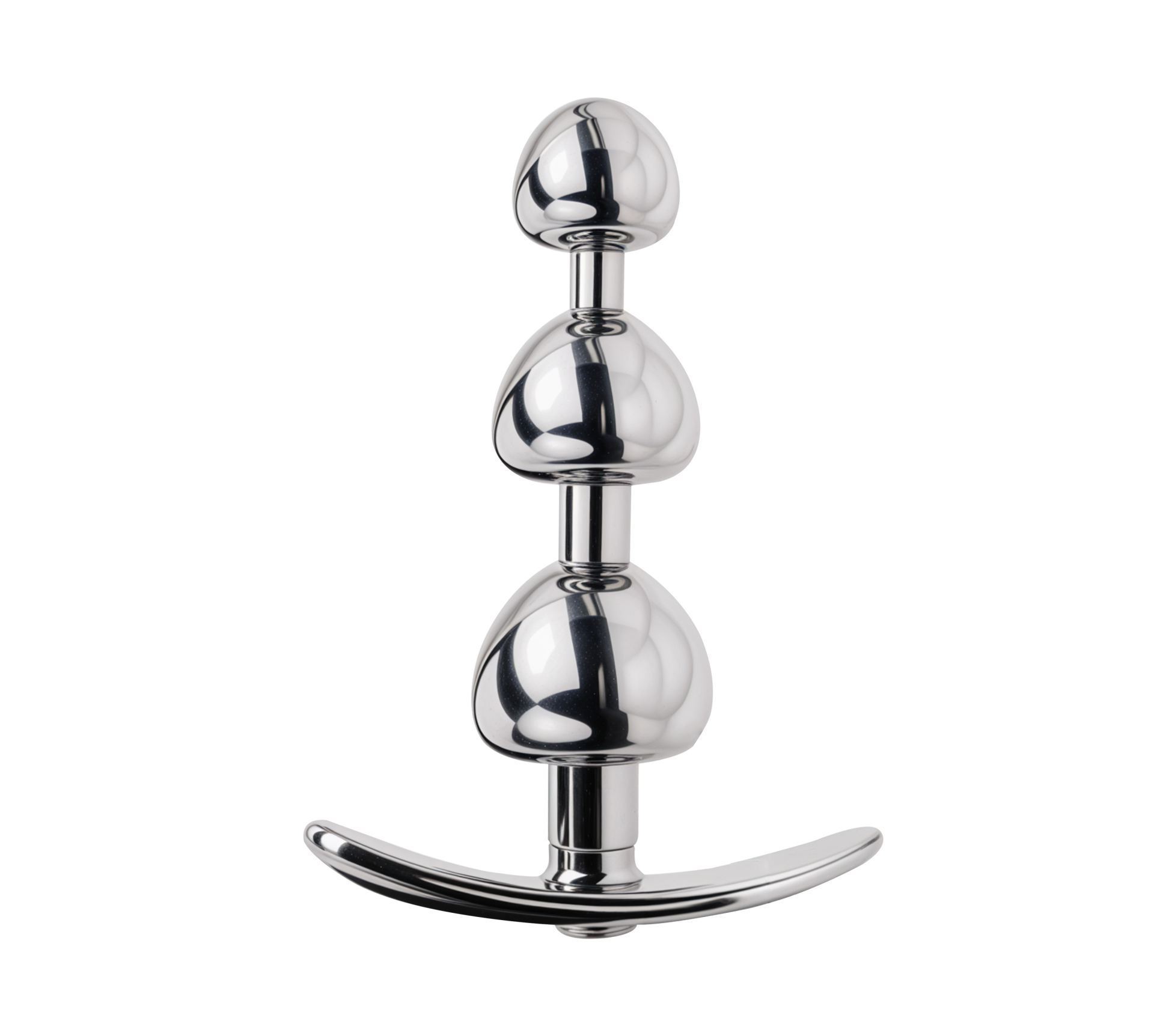 Buttplug diamant paars anker 3 beads foto