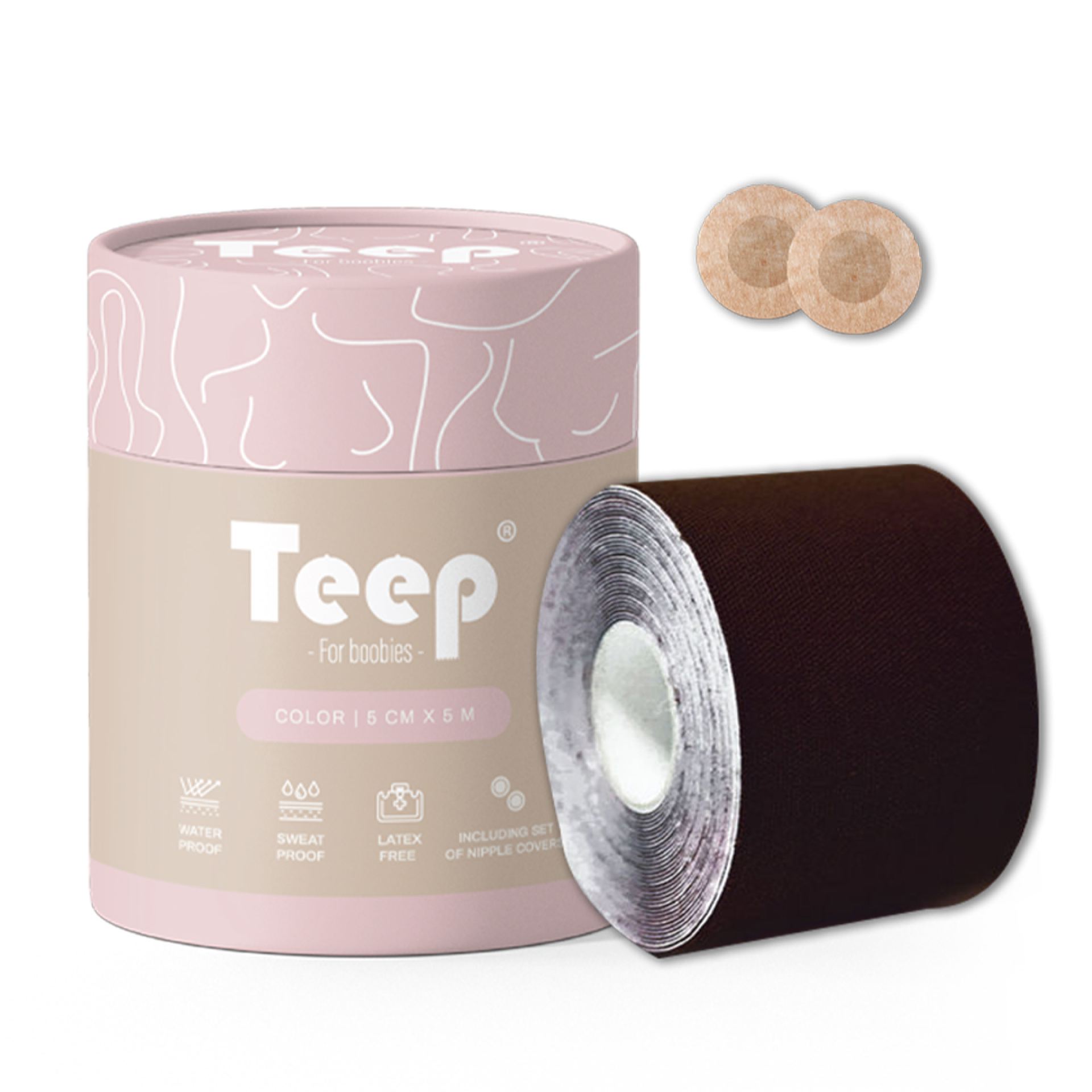 boob tape donkerbruinm goedkoop