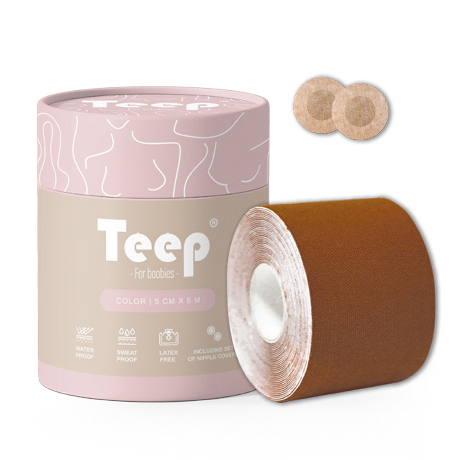 Teep bruin doosje