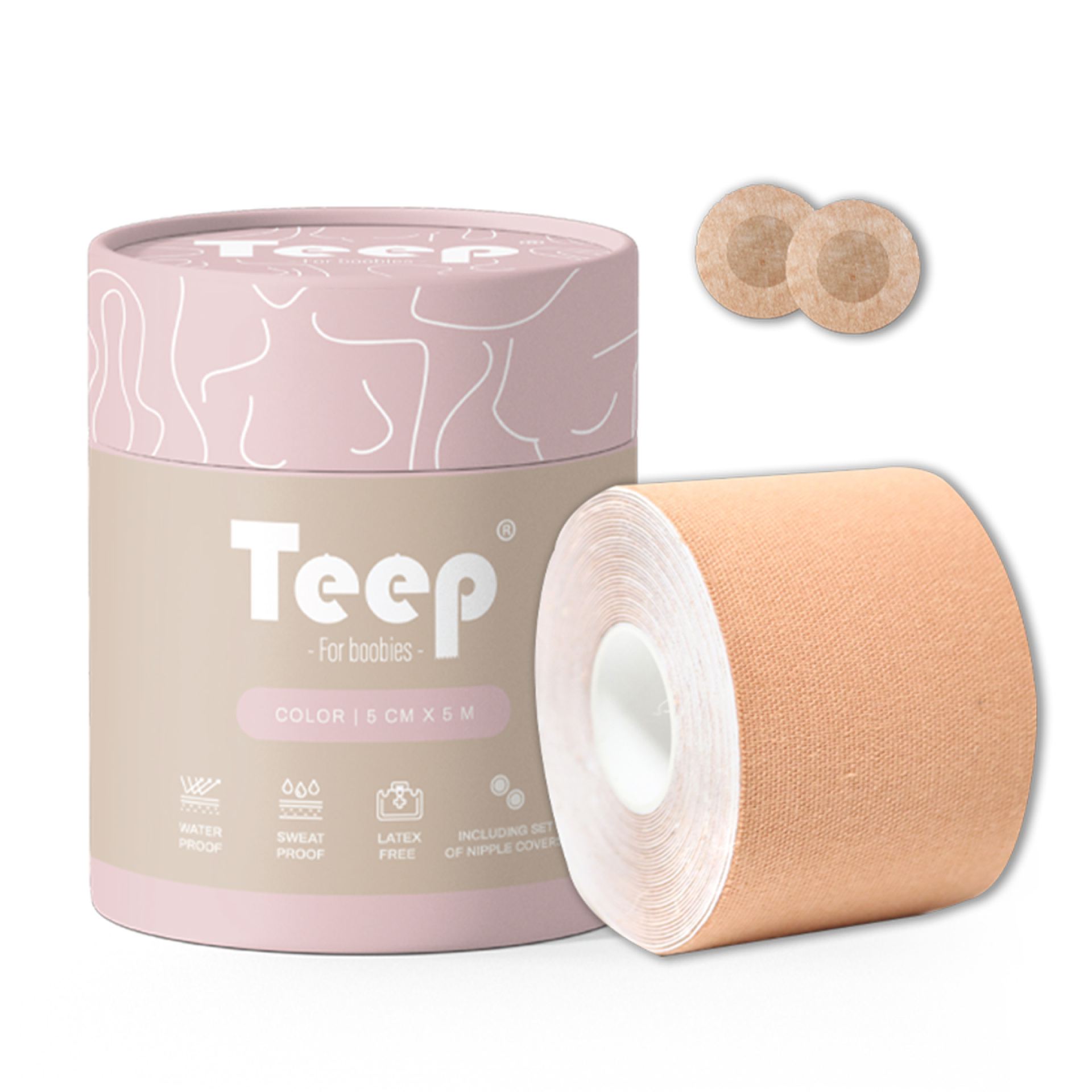 Teep beige maten