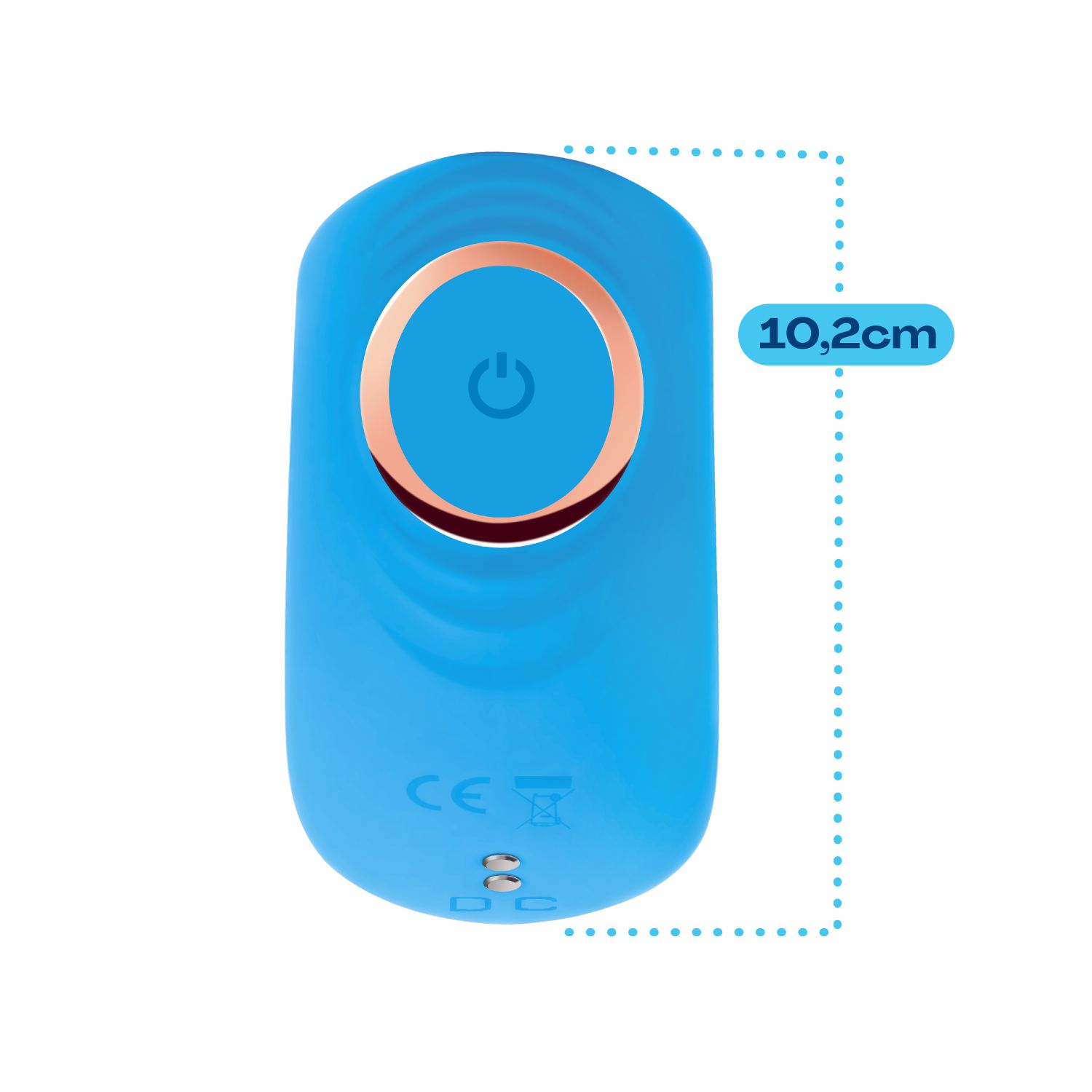 Vibrerende ring blauw kopen