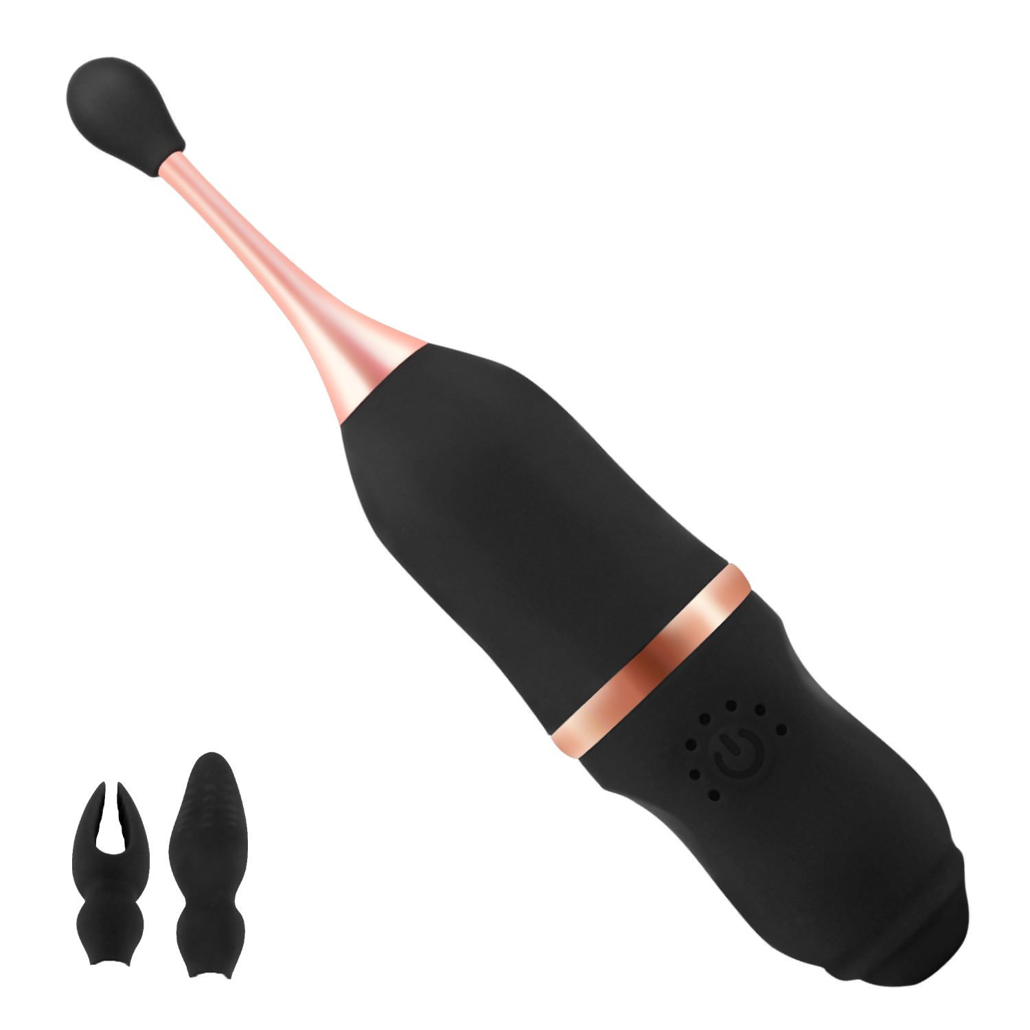 Pinpoint clitoris vibrator - 19,8cm - Zwart