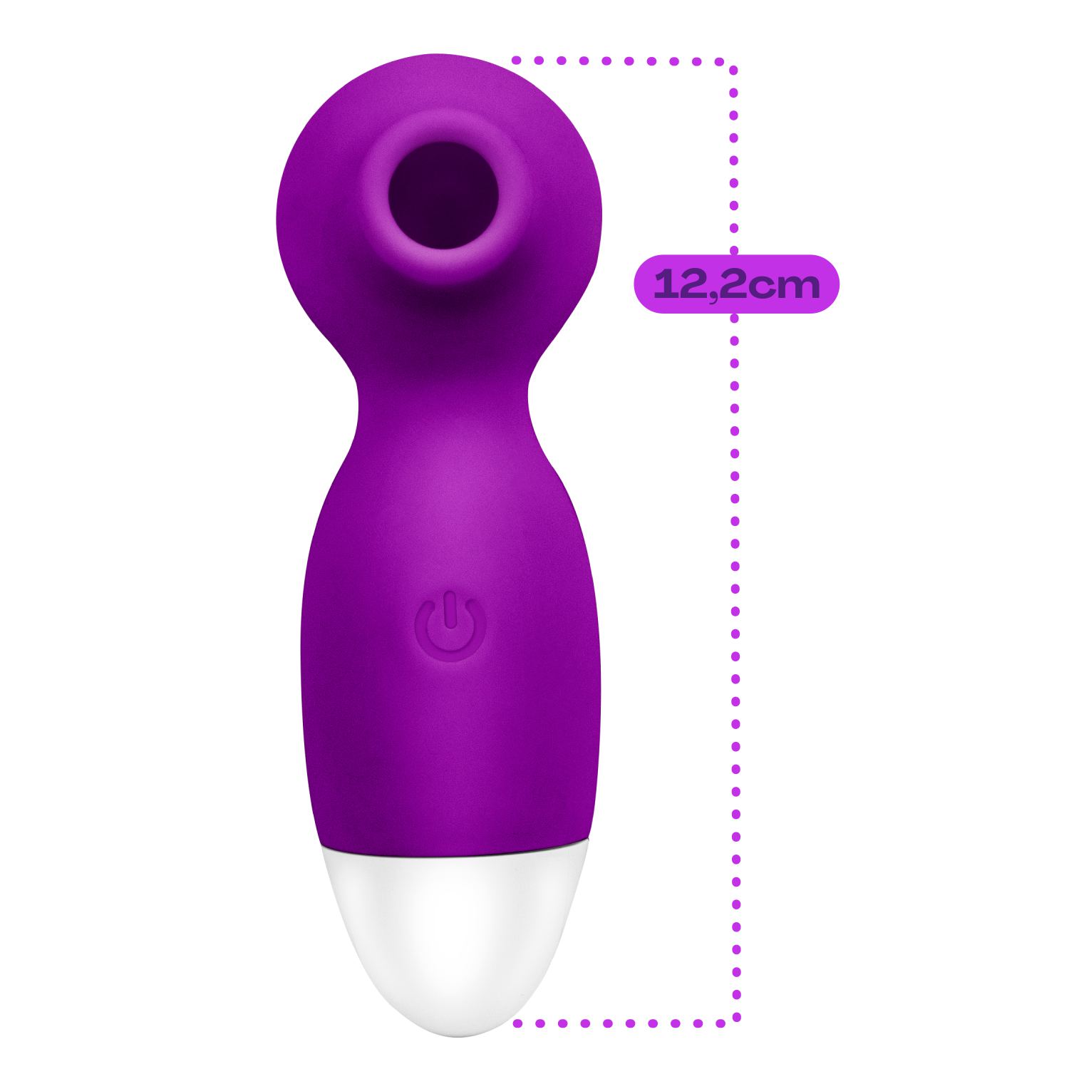 Luchtdruk vibrator klein 12,2cm Paars kopen