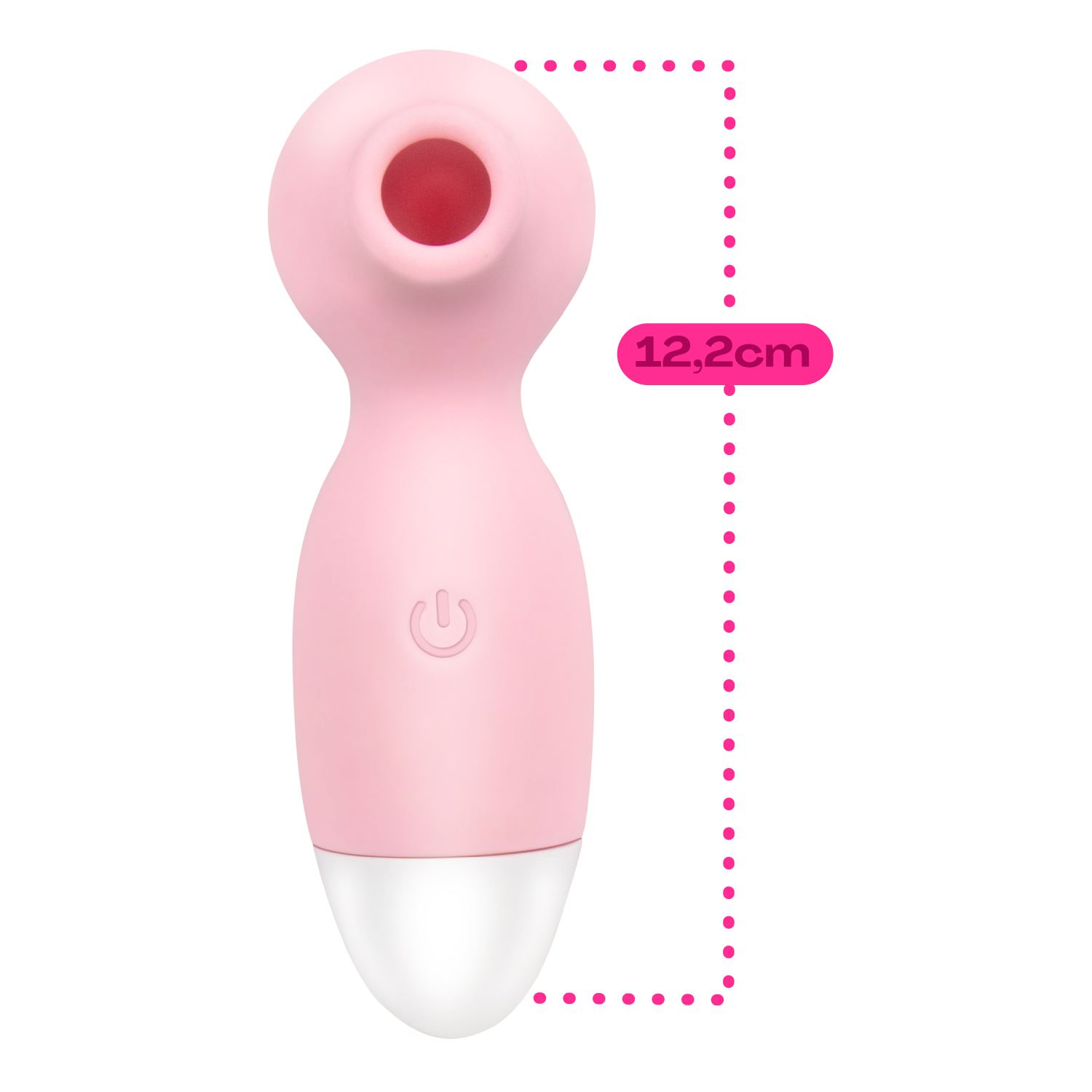 Luchtdruk vibrator klein 12,2cm roze kopen