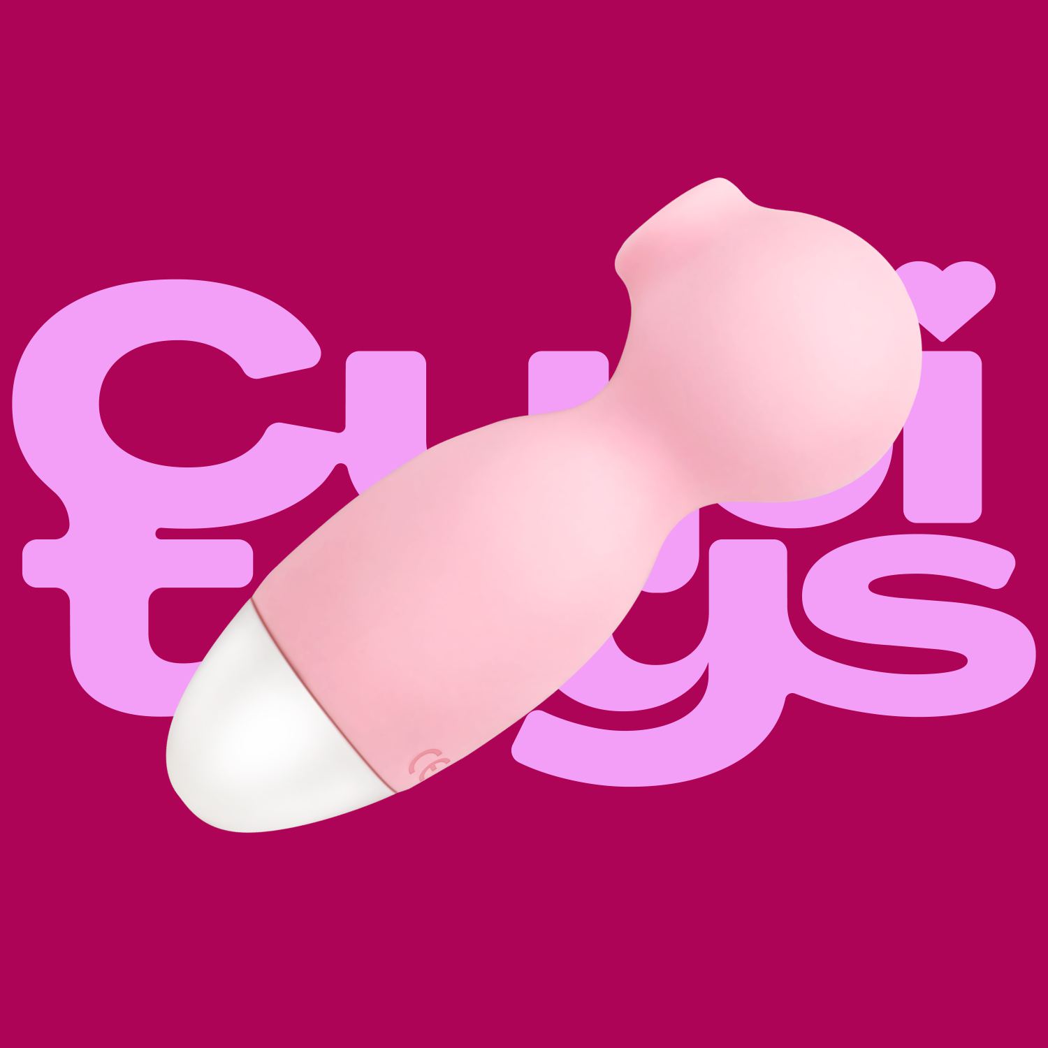 roze Luchtdruk vibrator klein 12,2cm