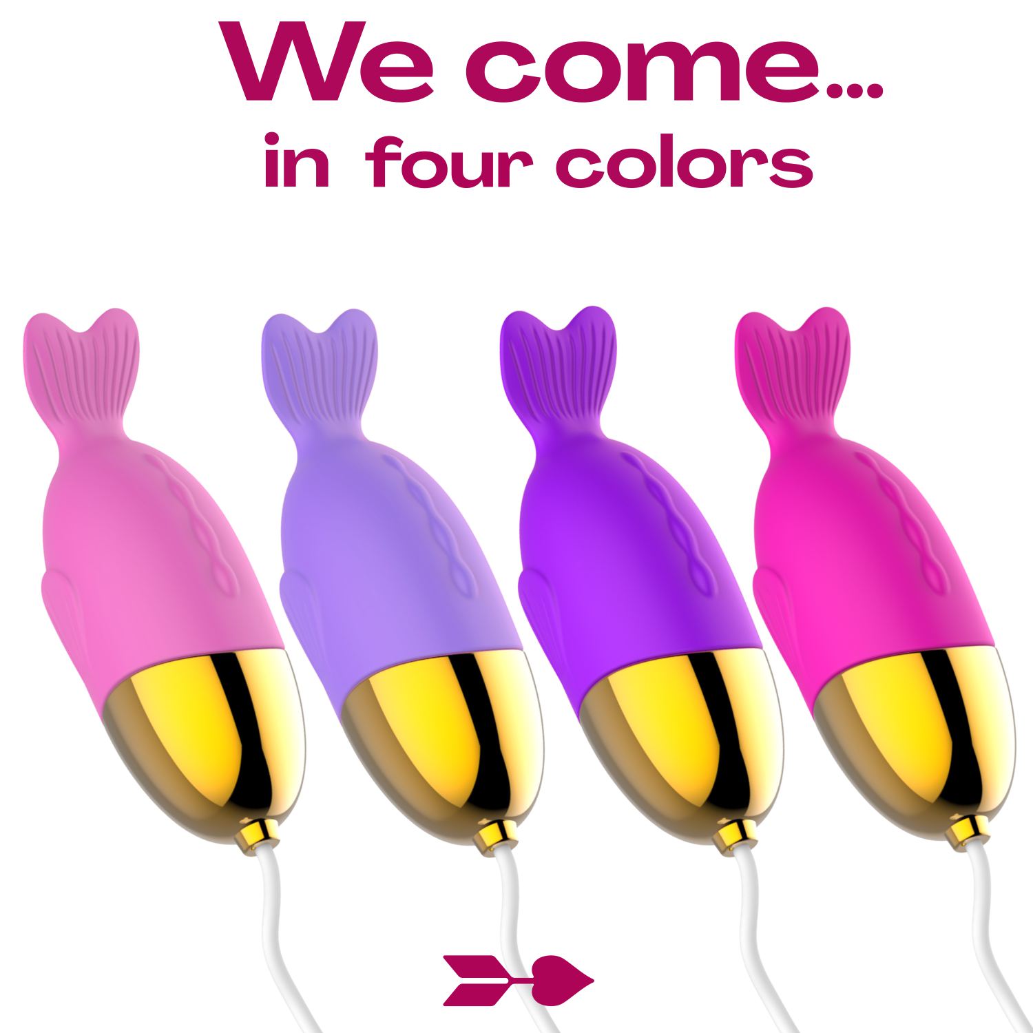 Visvorm ei vibrerend lichtroze op afstand 8,1