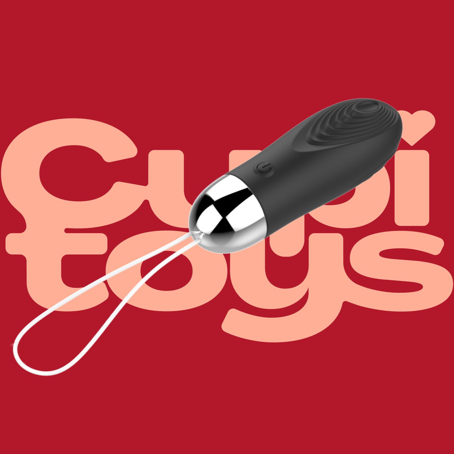 G-spot Vibrerend ei  op afstand 9,8cm zwart