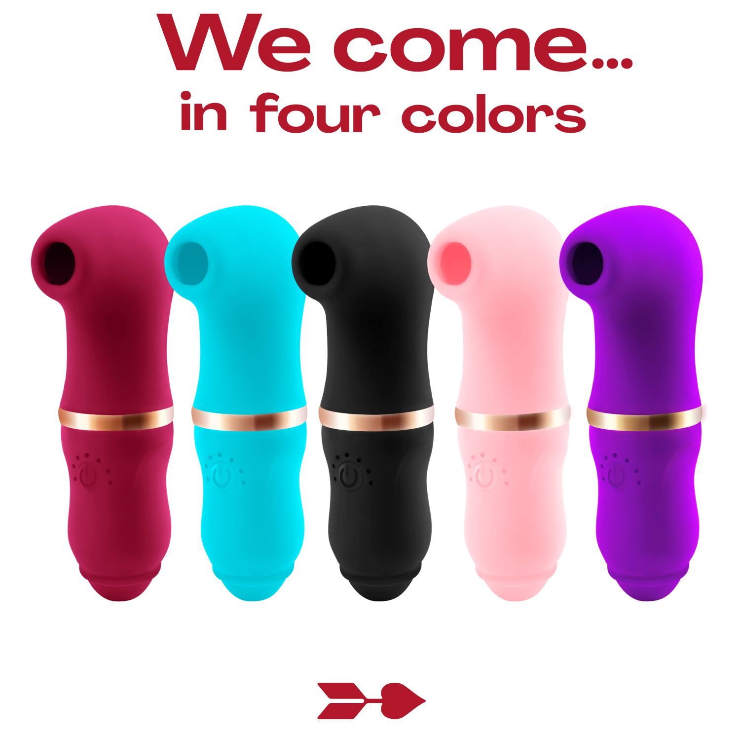 Luchtdruk vibrator 12,8cm rood online kopen