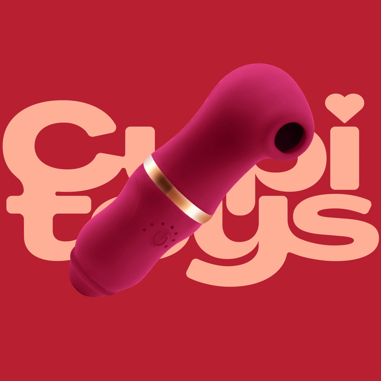 goedkoop Luchtdruk vibrator 12,8cm rood