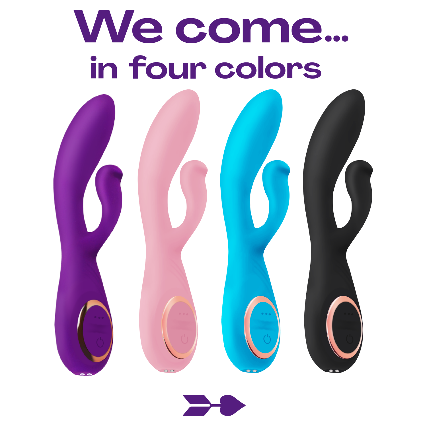 Tarzan vibrator met rabbit 19,2cm Paars bestel