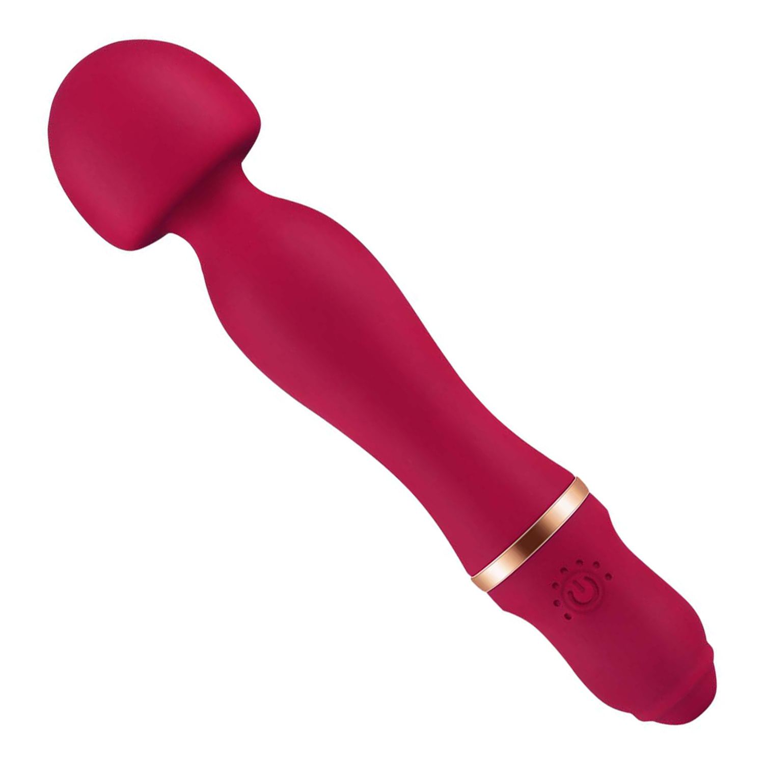 Wand vibrator 24cm Rood