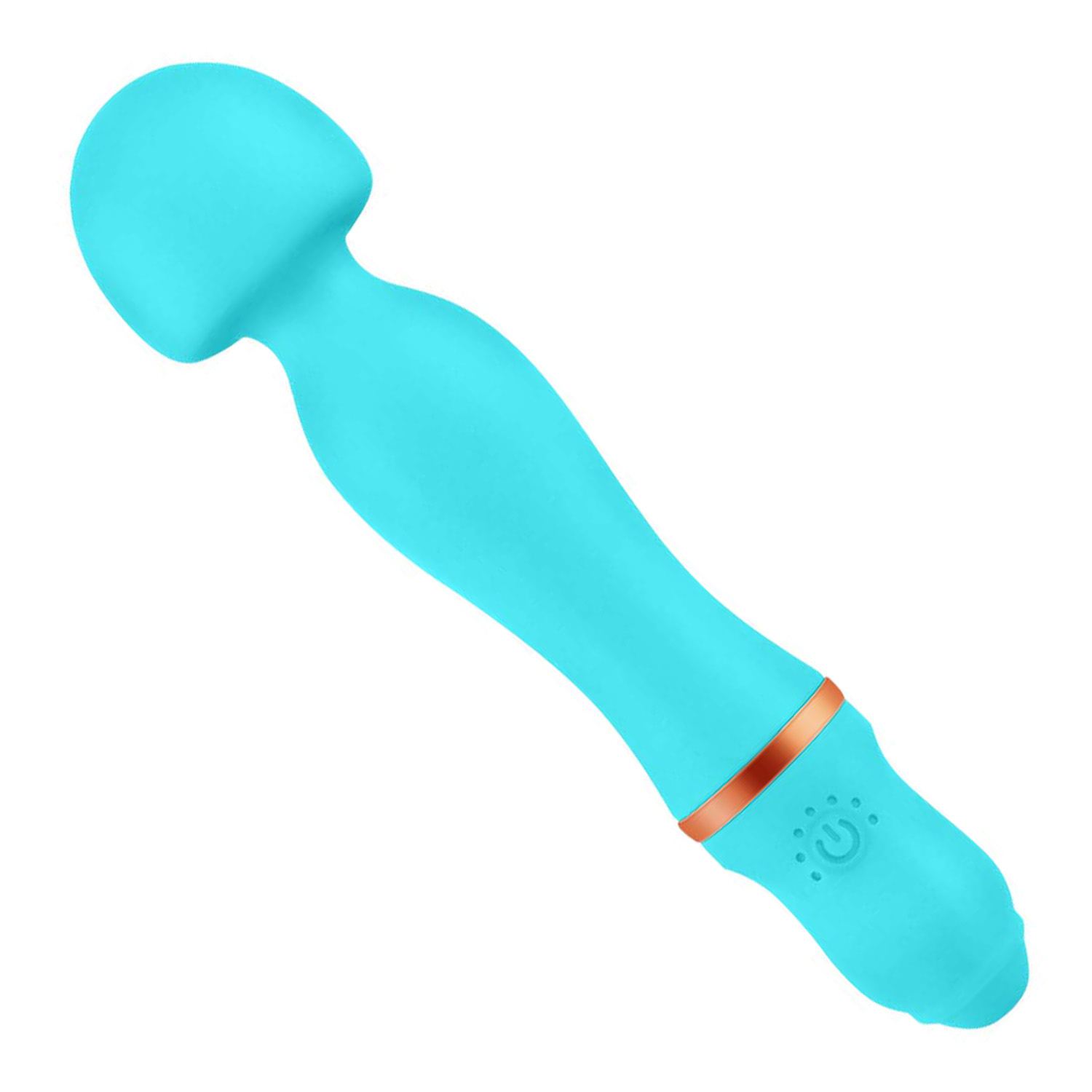 Wand vibrator  24cm  Blauw