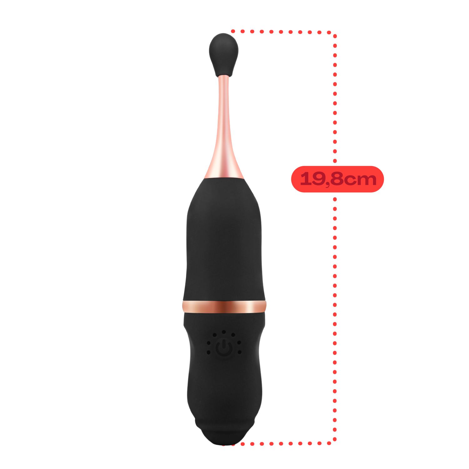 Pinpoint clitoris vibrator 19,8cm Zwart kopen