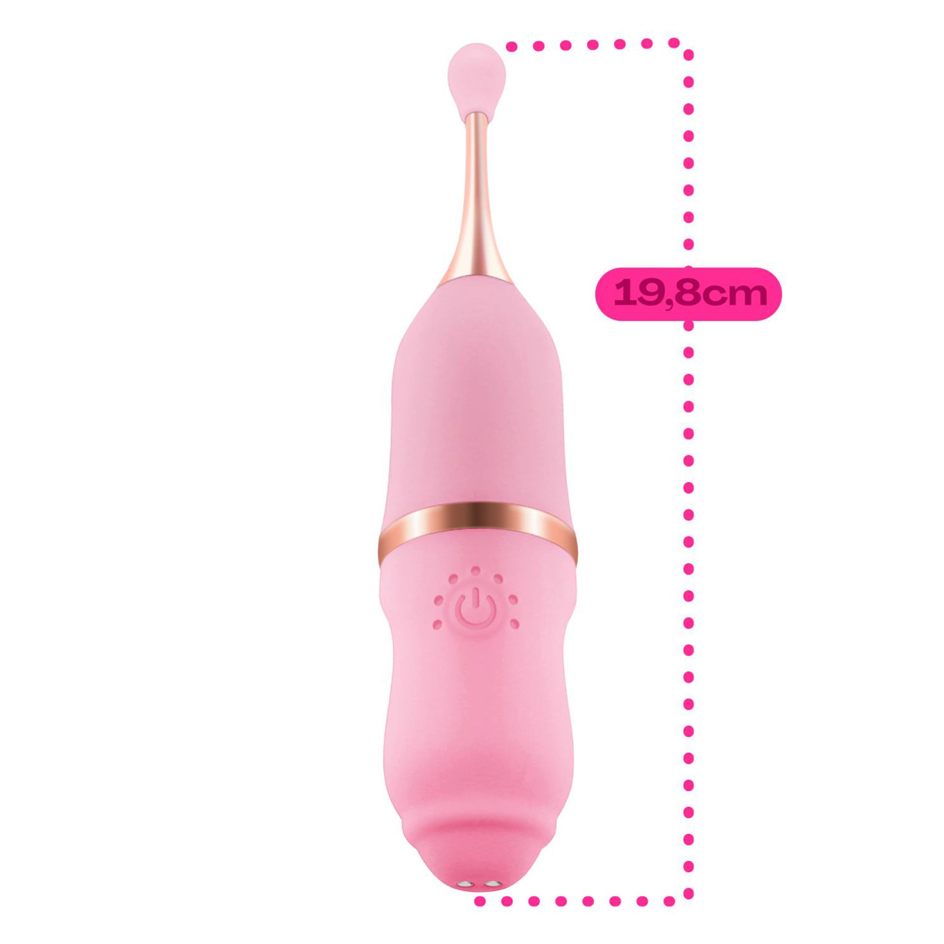 Pinpoint clitoris 19,8cm roze kopen