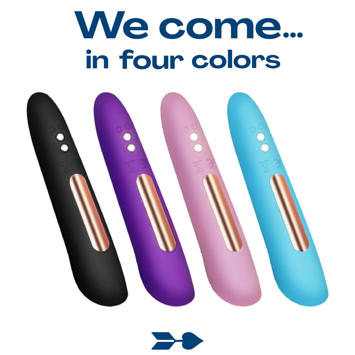 Bullet vibrator 10cm Blauw bestellen