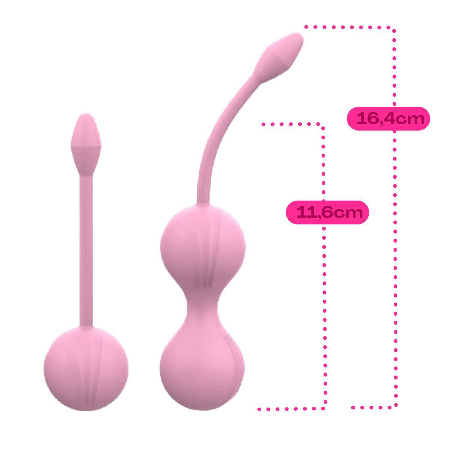 Kegel ball set roze kopen